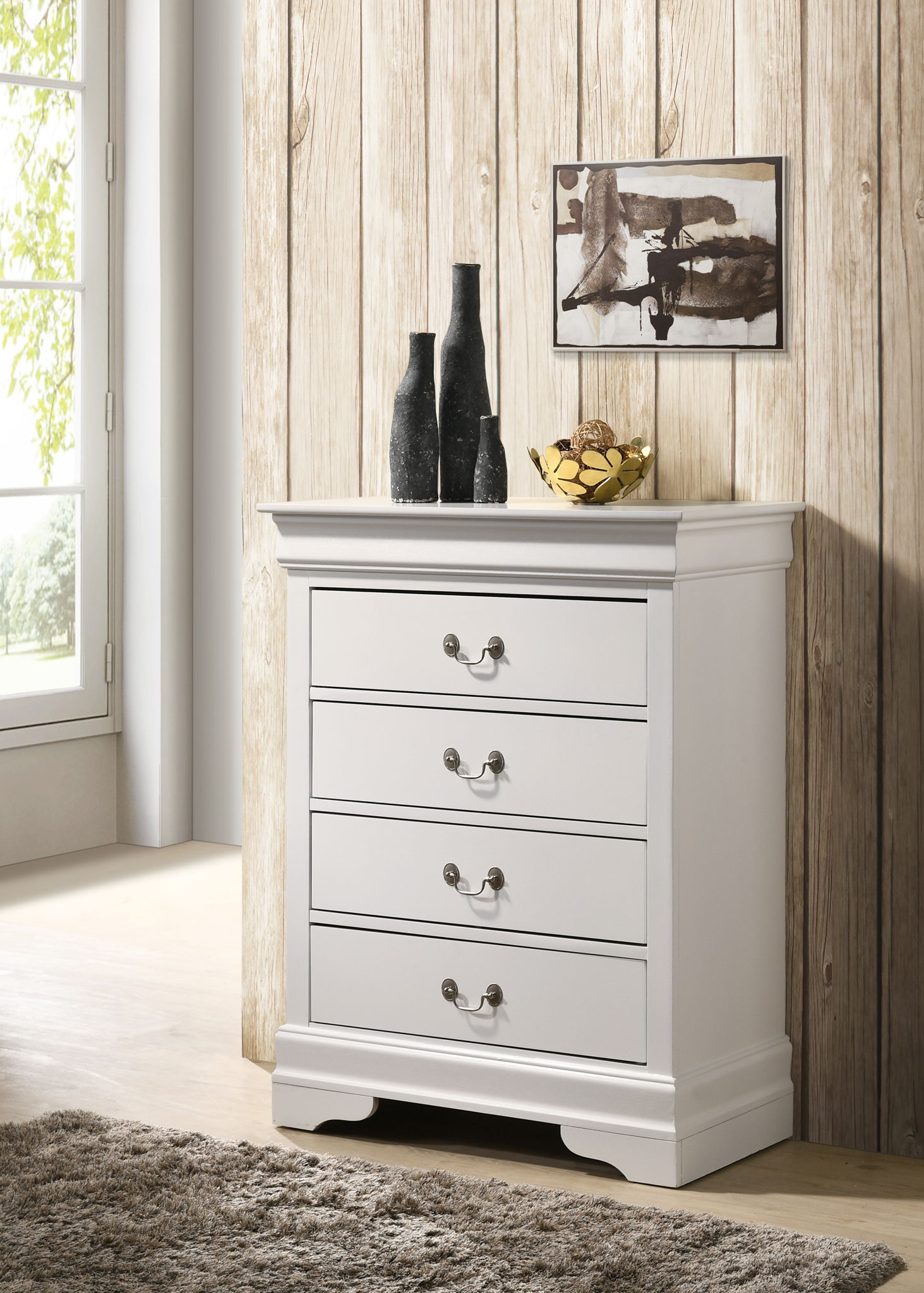 Louis Phillipe - Traditional Style Storage Chest Elegant
