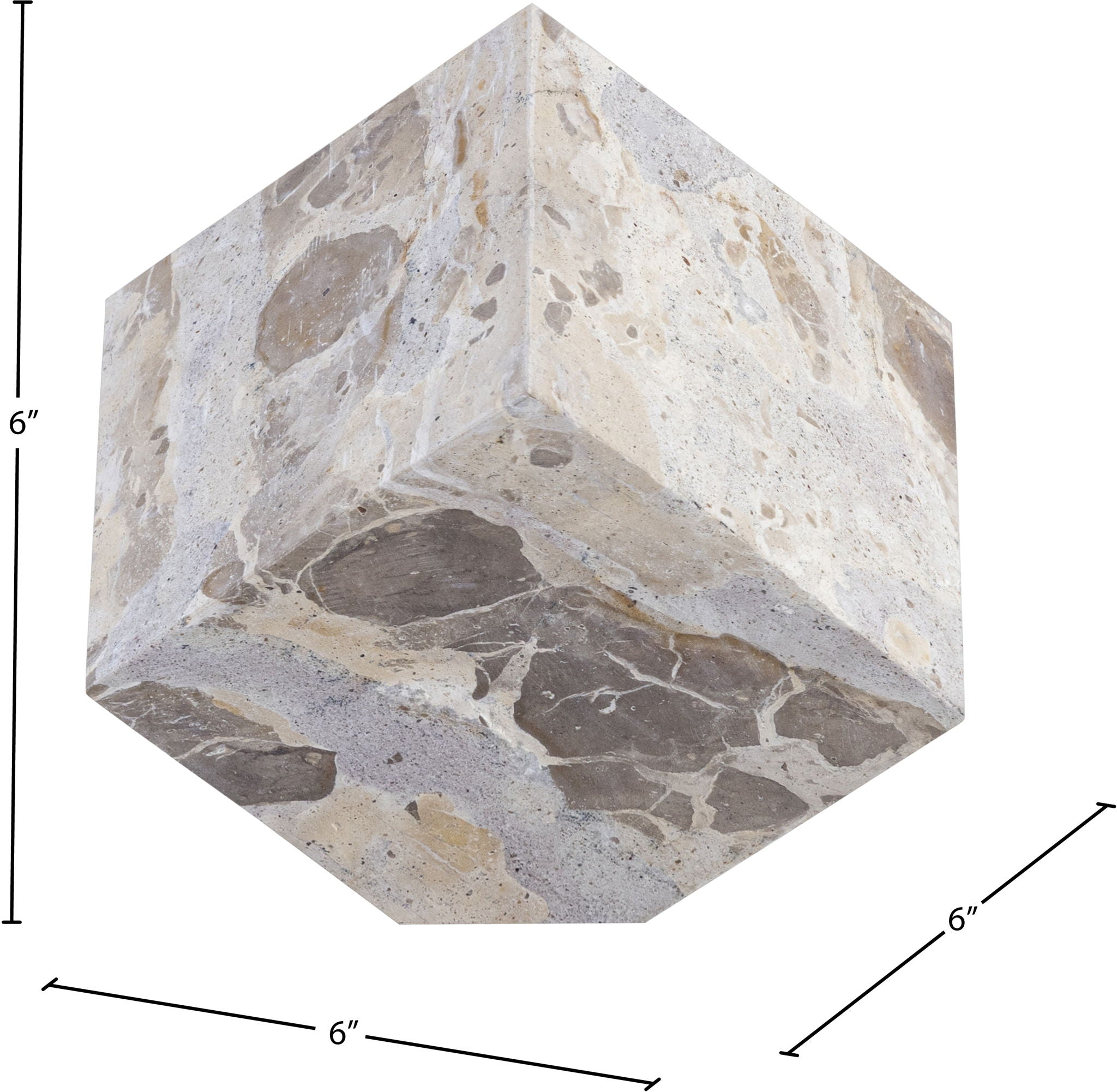 Block - Marble Decorative Cube