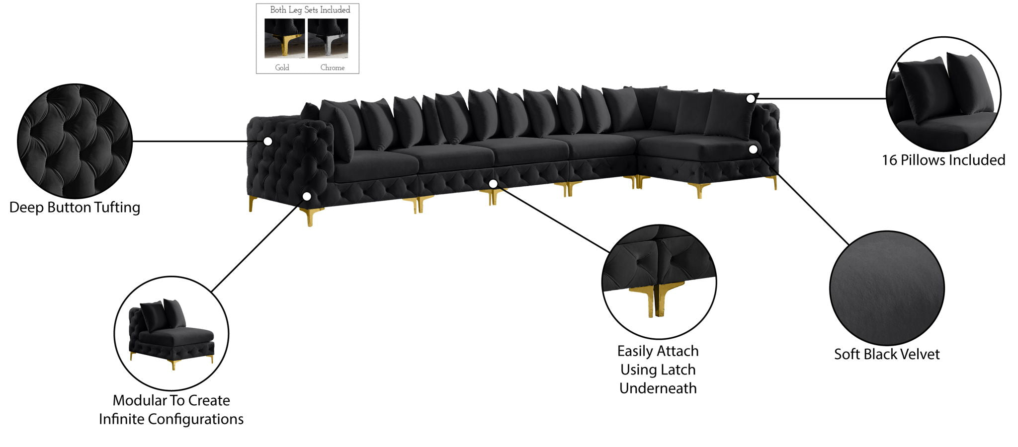 Tremblay - 6 Piece Modular Sectional