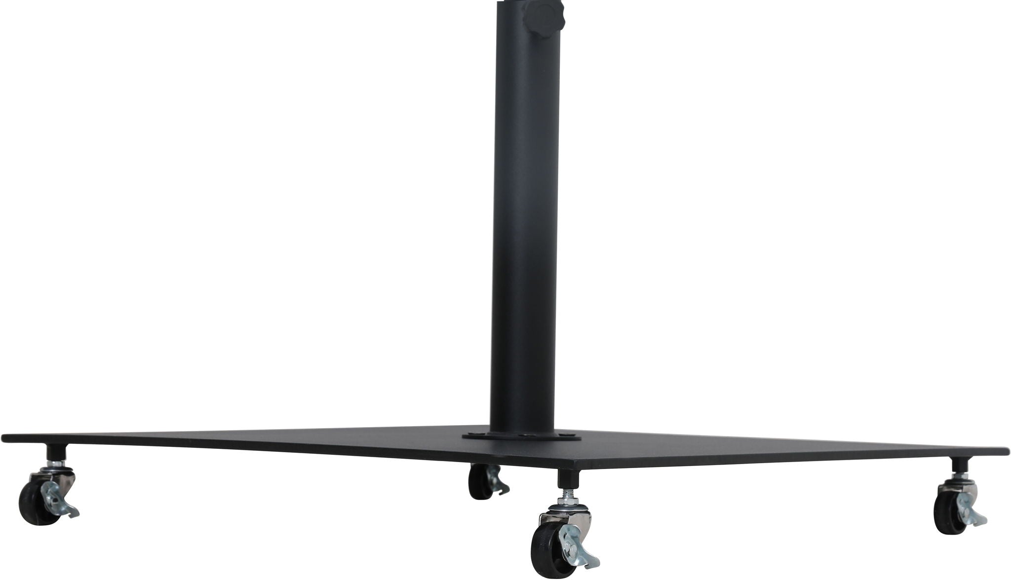 Amalfi - Aluminum Patio Umbrella - Black Base / Light Brown Pole