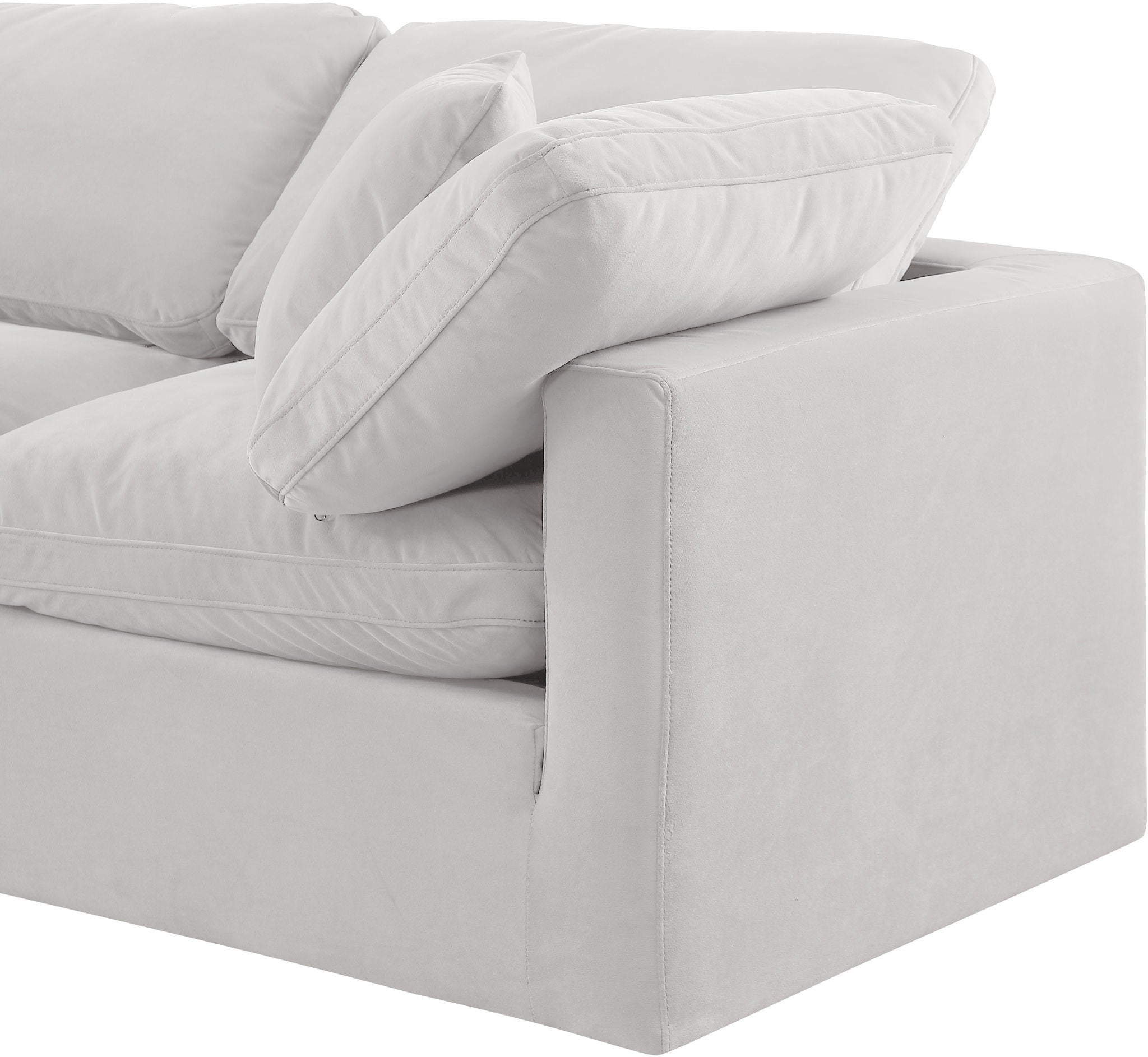 Indulge - Velvet 5 Piece Modular Corner Sectional