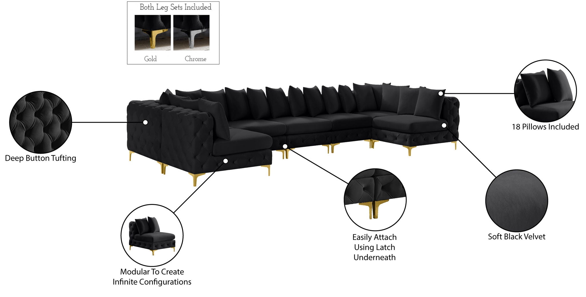 Tremblay - 7 Piece Modular Sectional
