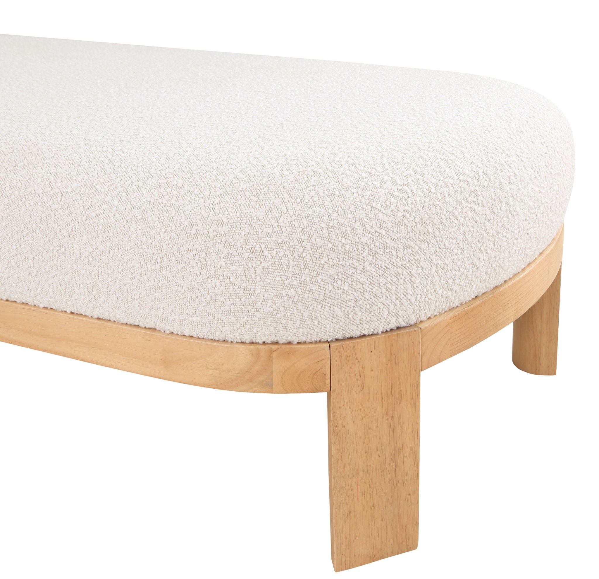 Maybourne - Chaise / Bench With Natural Frame