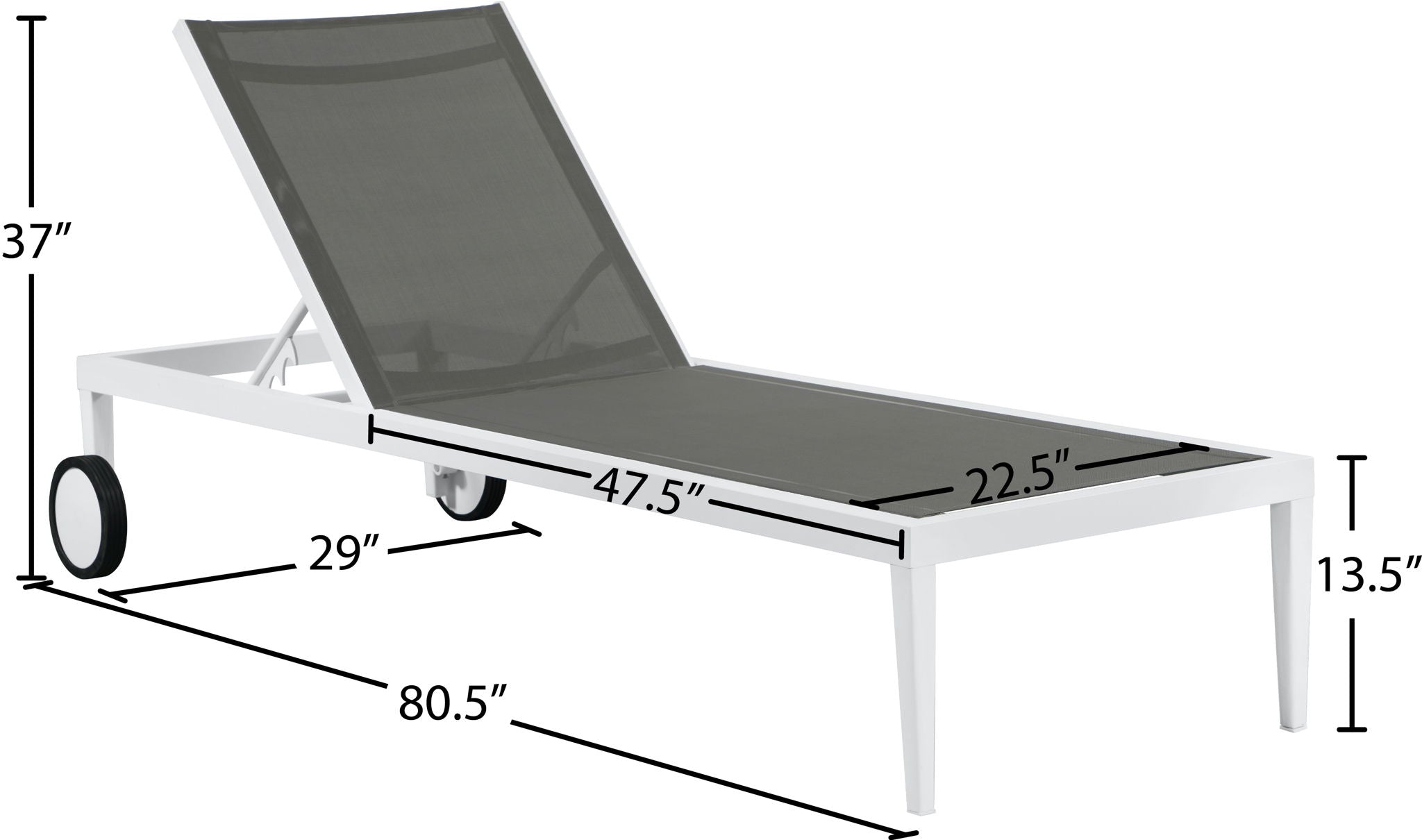 Nizuc - Outdoor Patio Chaise Lounge Chair