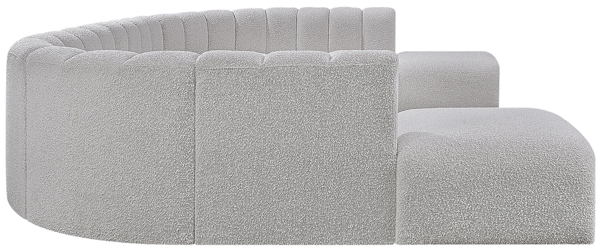 Arc - Boucle Fabric Modular Sectional