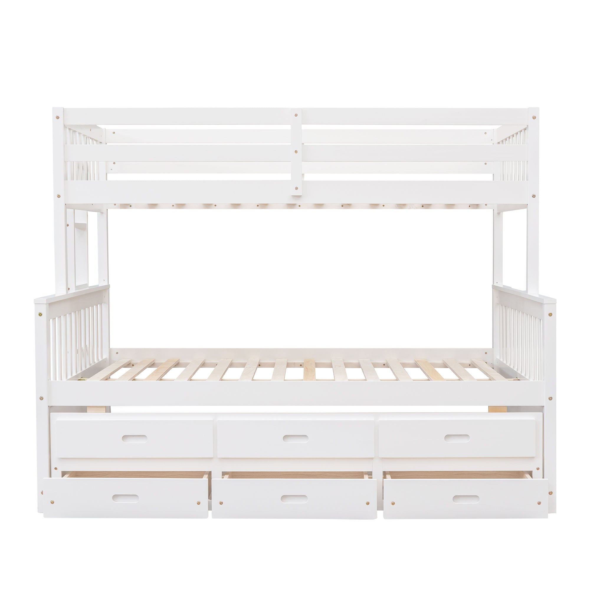 Bunk Bed With Twin Size Trundle And Drawers