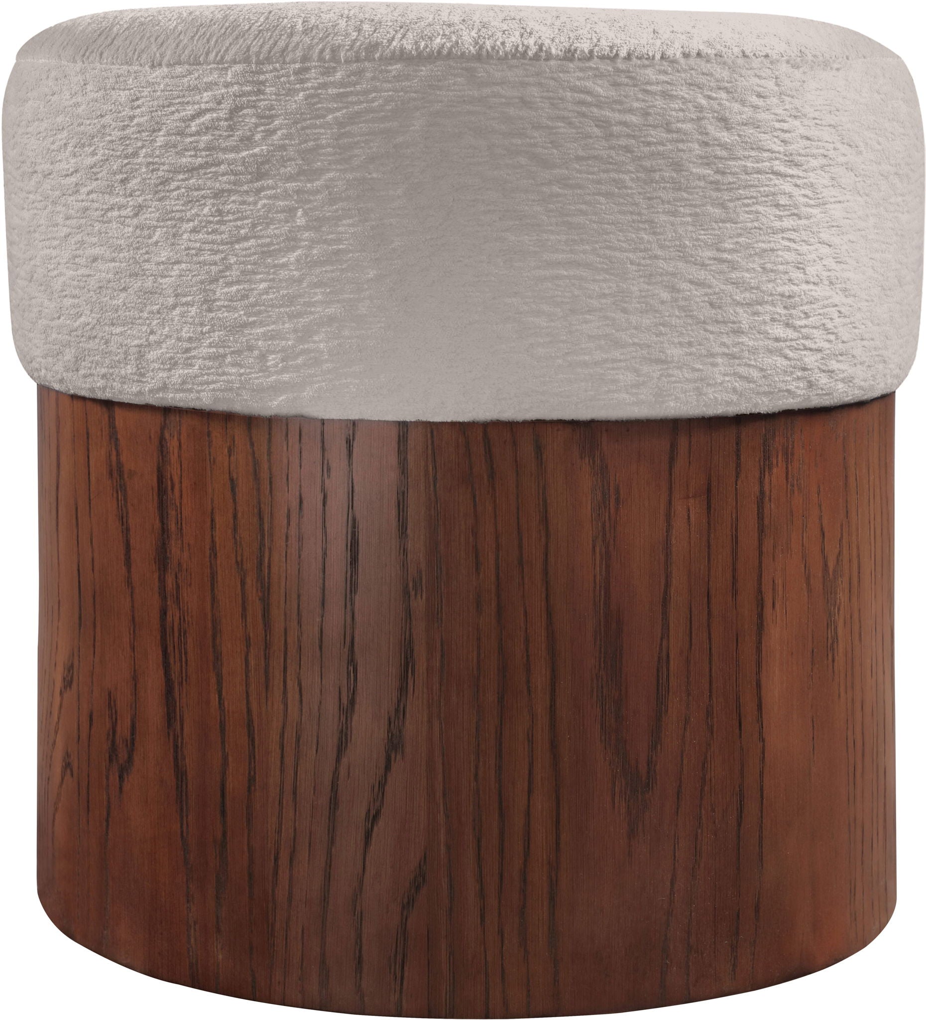 Nimes - Ottoman / Stool With Brown Base