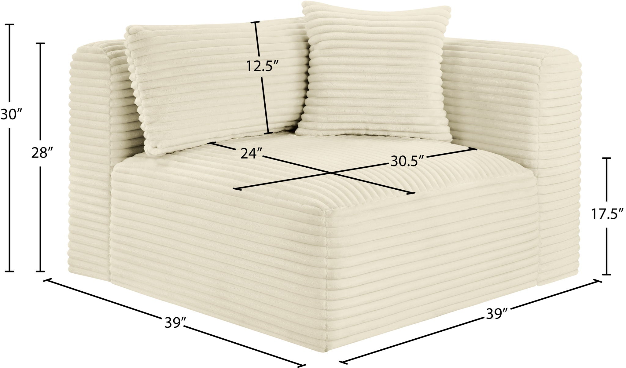 Shaggy - Corner Chair