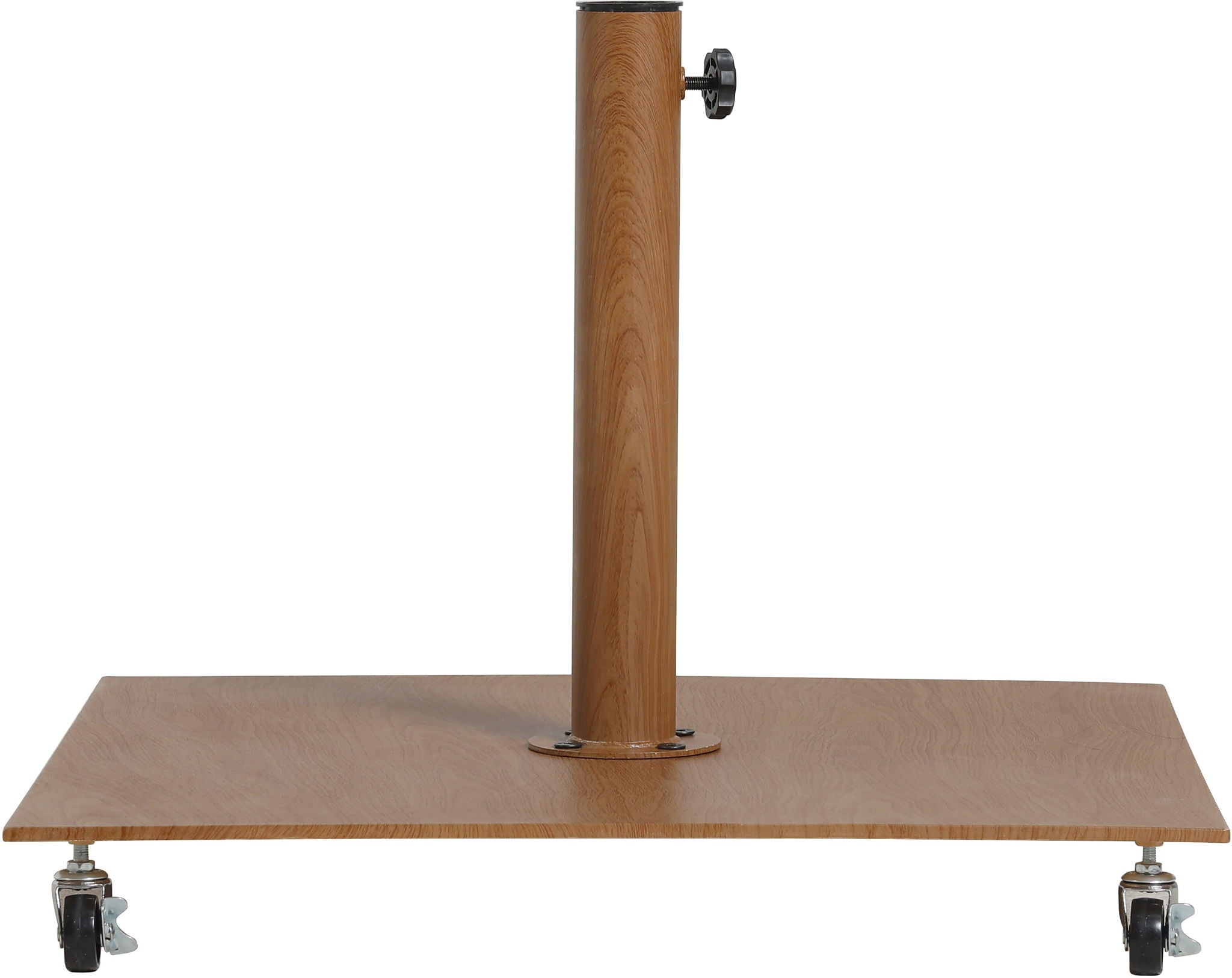 Amalfi - Aluminum Patio Umbrella - Light Brown Base / White Pole