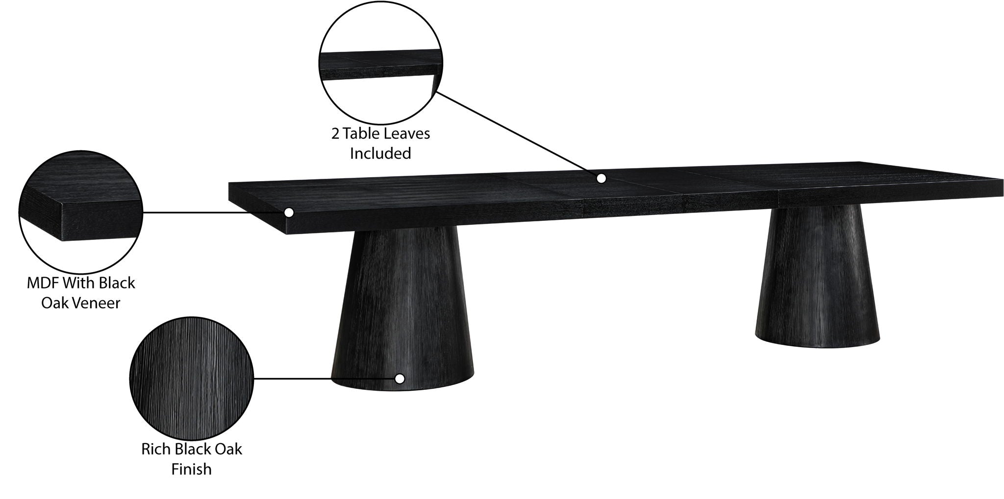 Tavolo - Oak Veneer Dining Table