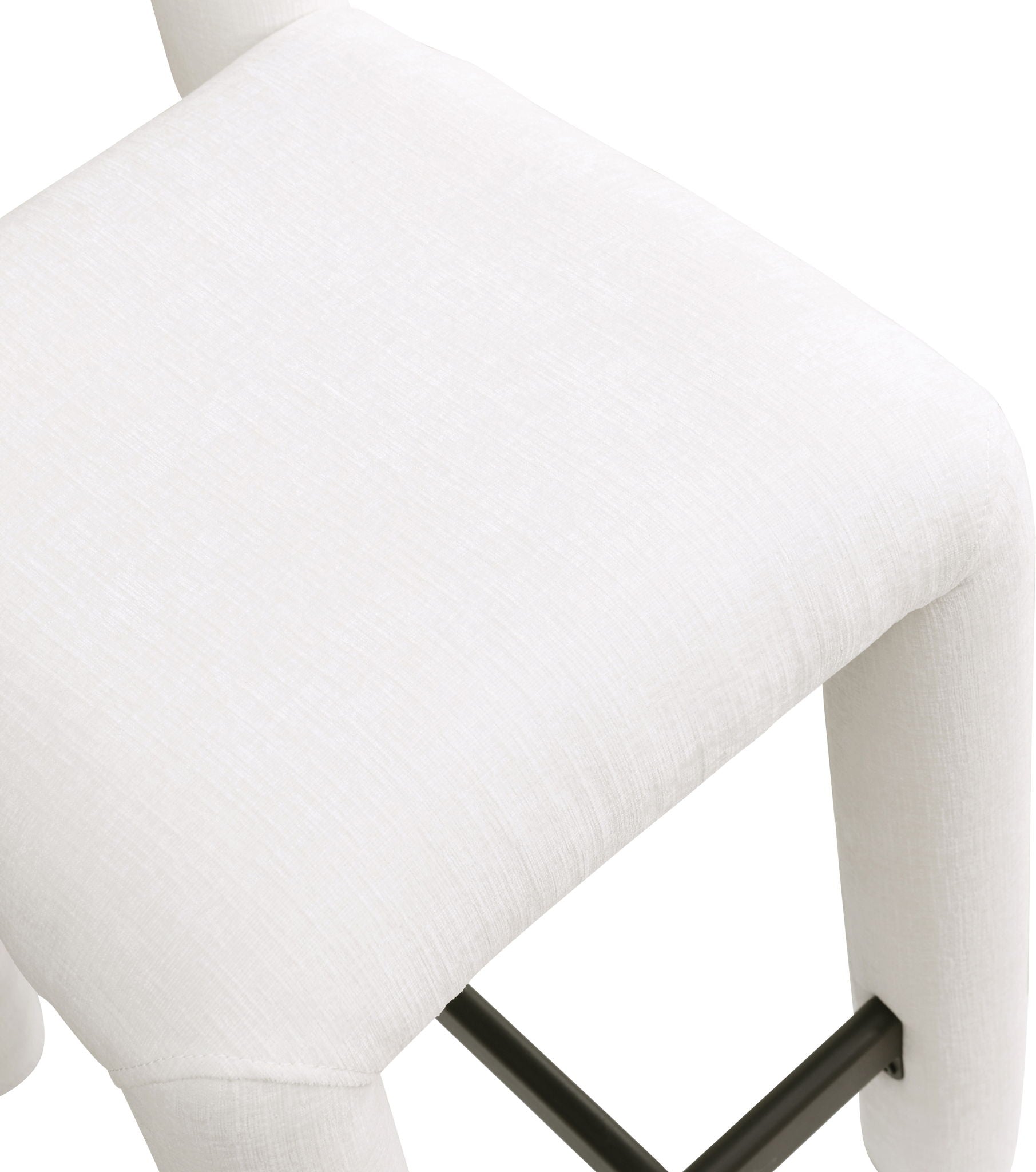 Amari - Chenille Fabric Stool