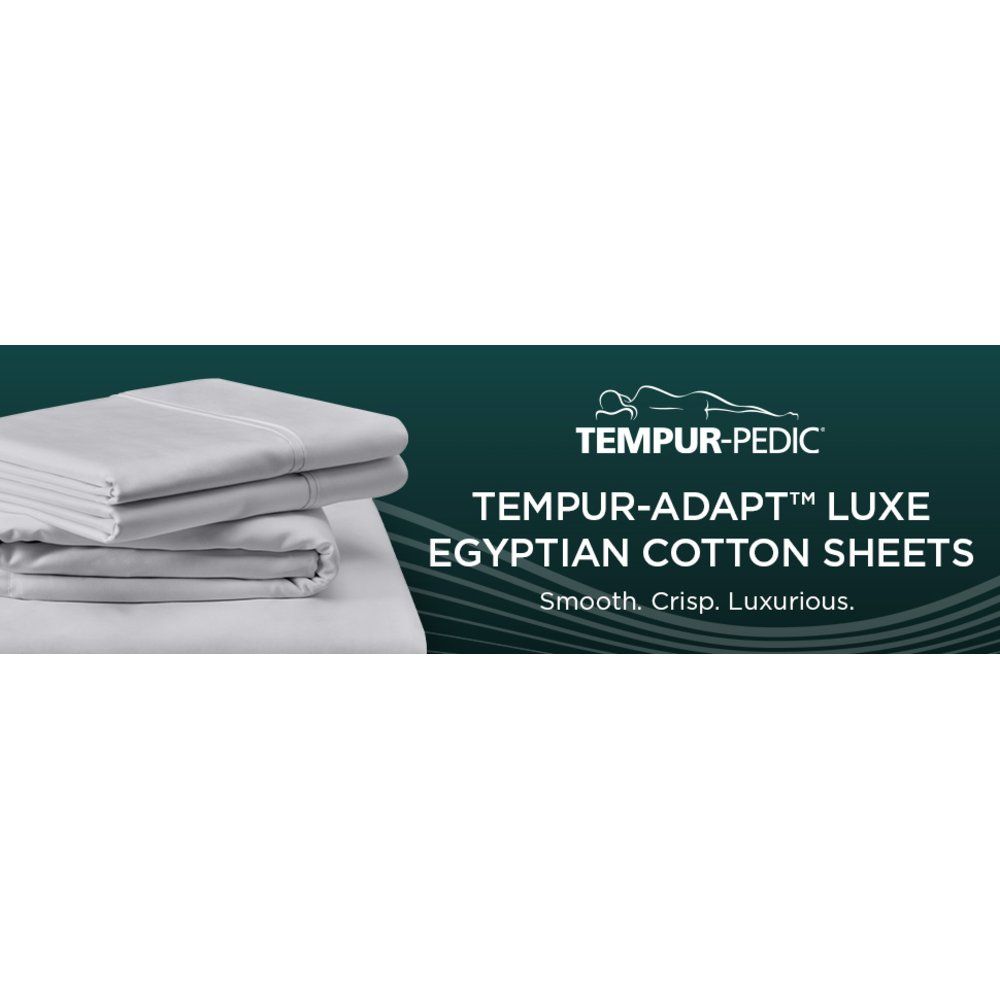 Tempur-Adapt - Tempur-Adapt Luxe Egyptian Cotton Sheets - White