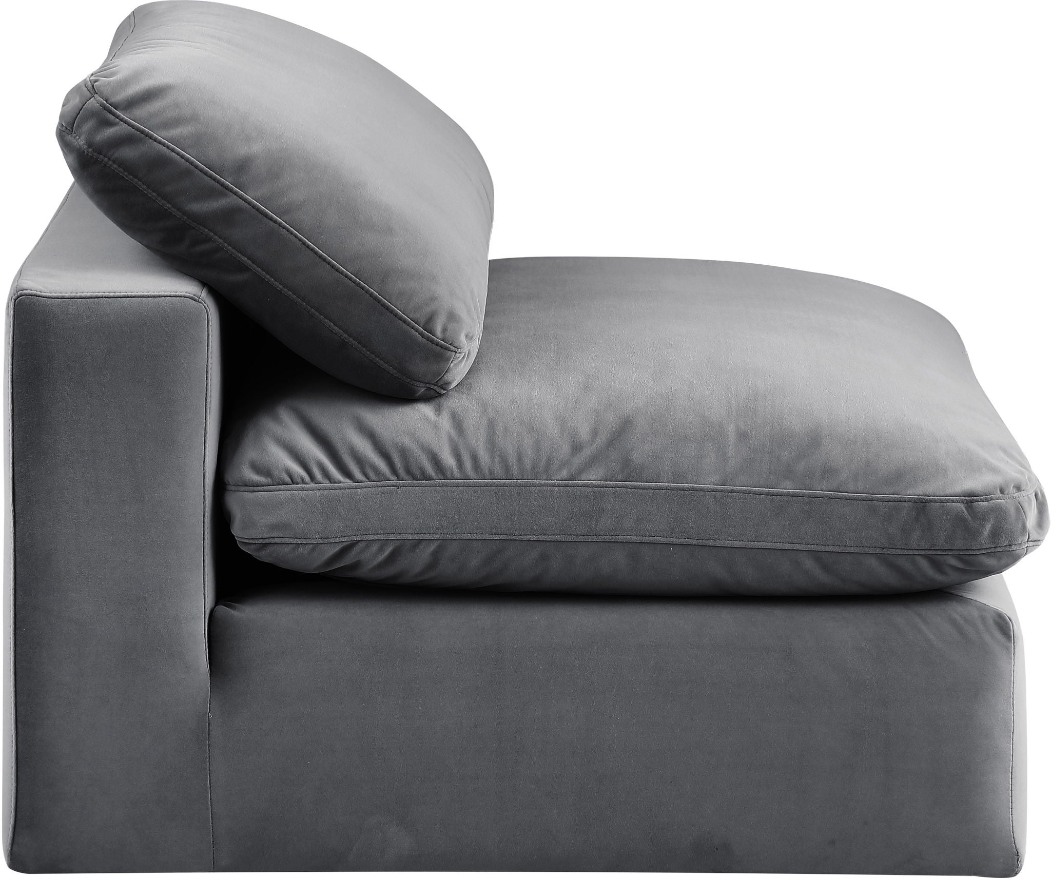 Comfy - Velvet Armless Chair