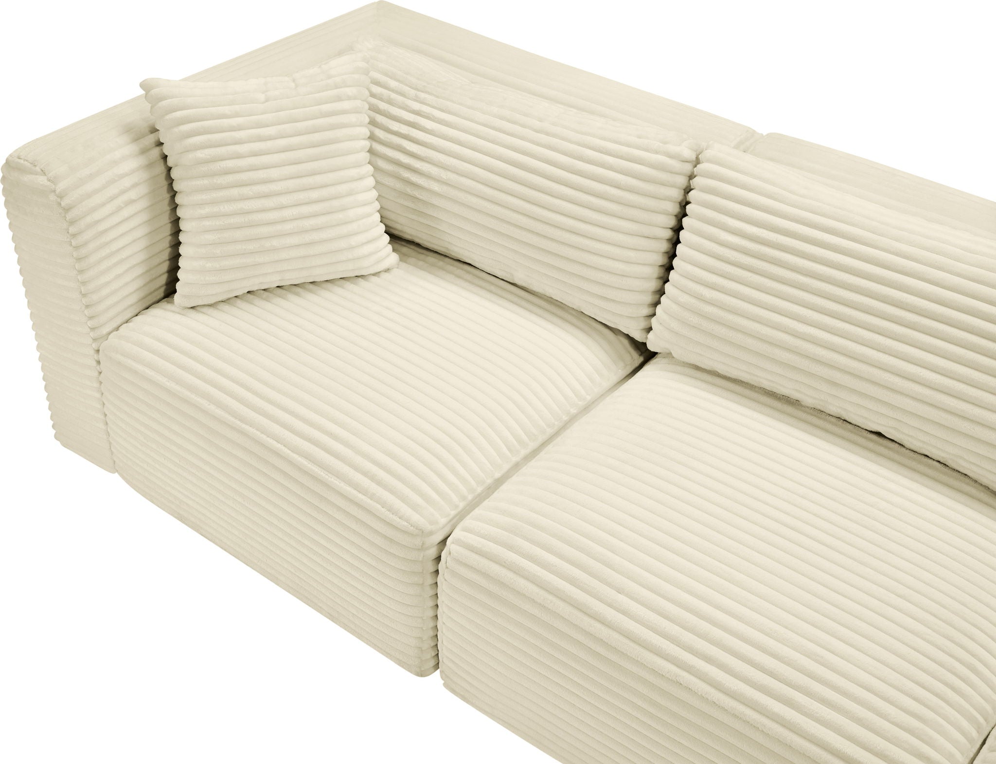 Shaggy - 5 Piece Modular Corner Sectional