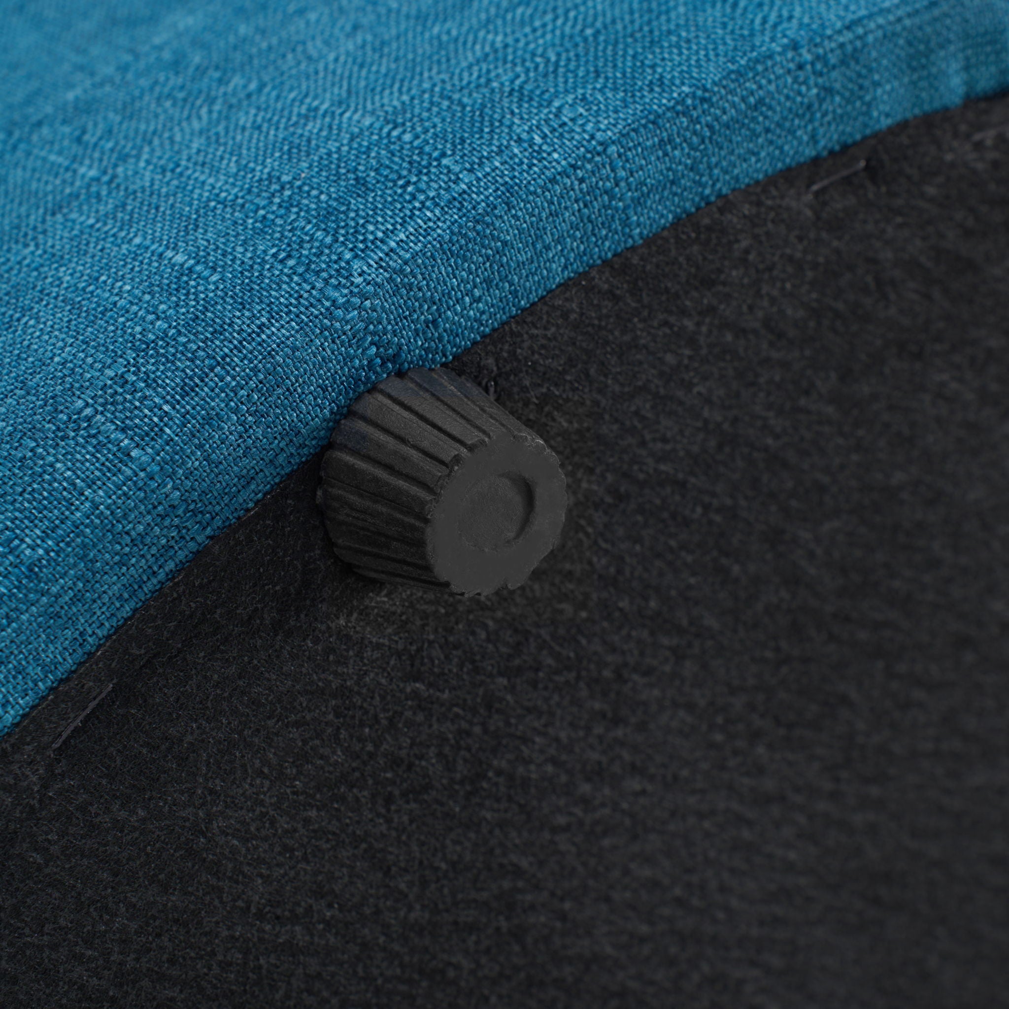 Nesting Ottomans, Round Coffee Table & Bench With Tray (Set of 2)