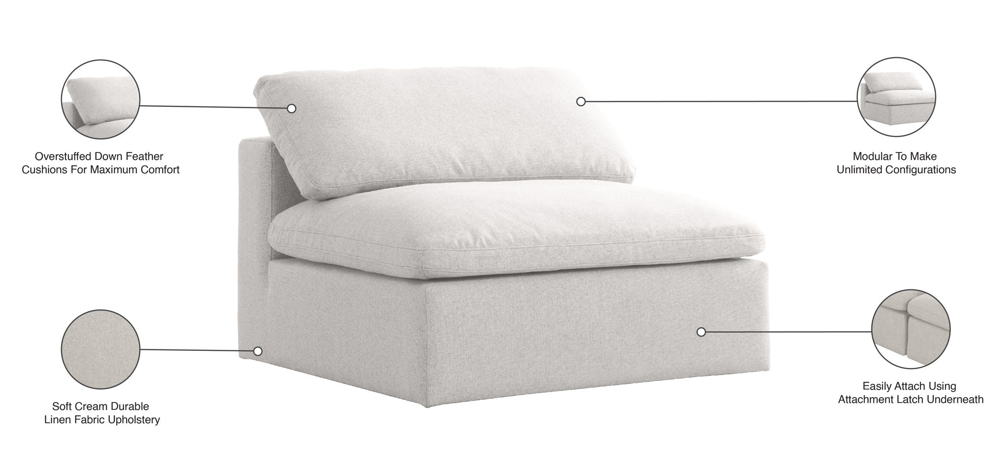 Serene - Armless Chair