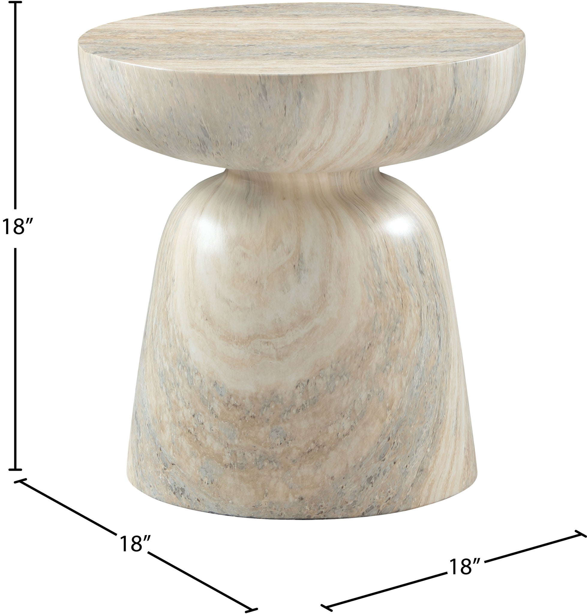 Avellino - Concrete End Table