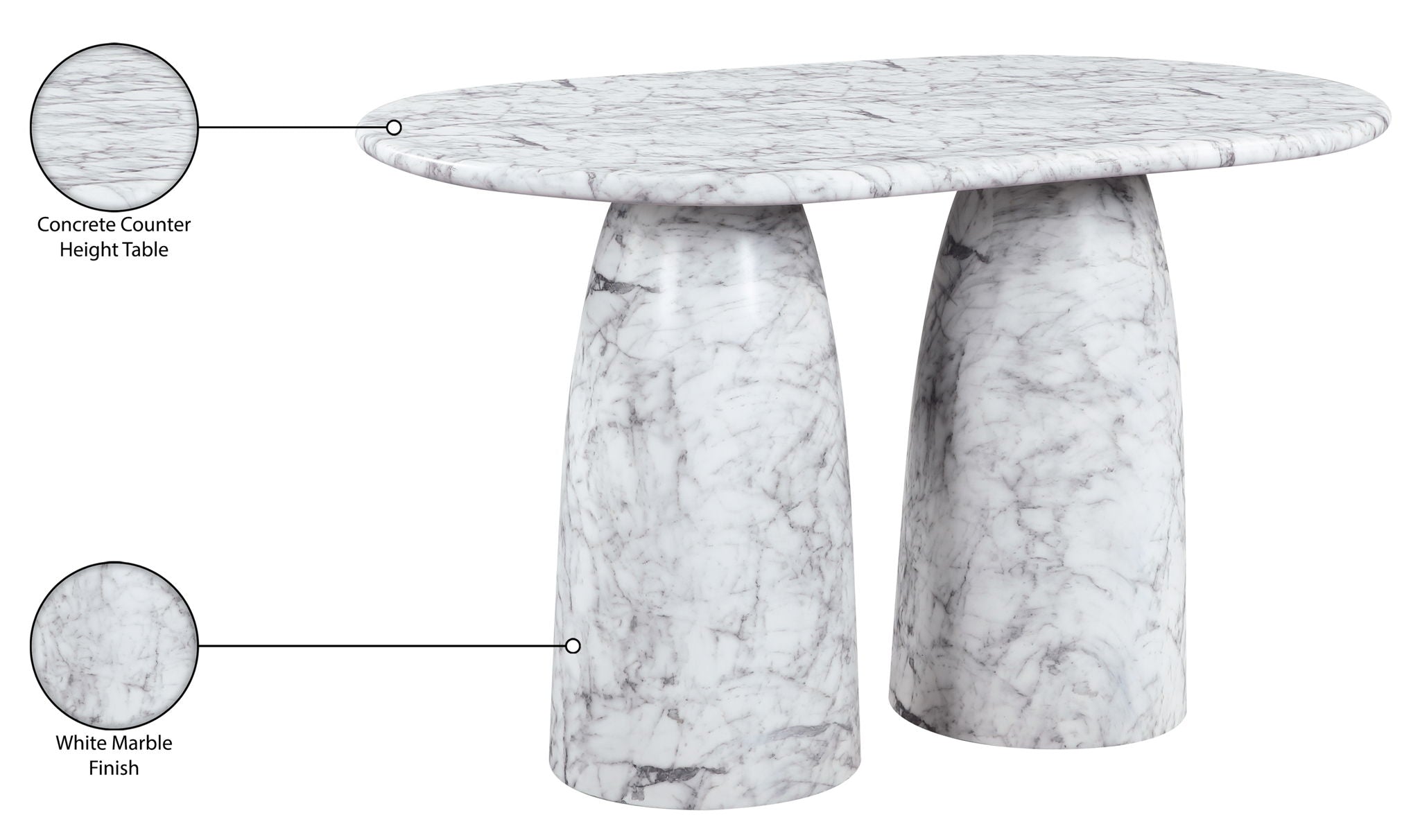 Cosenza - Concrete Indoor / Outdoor Table