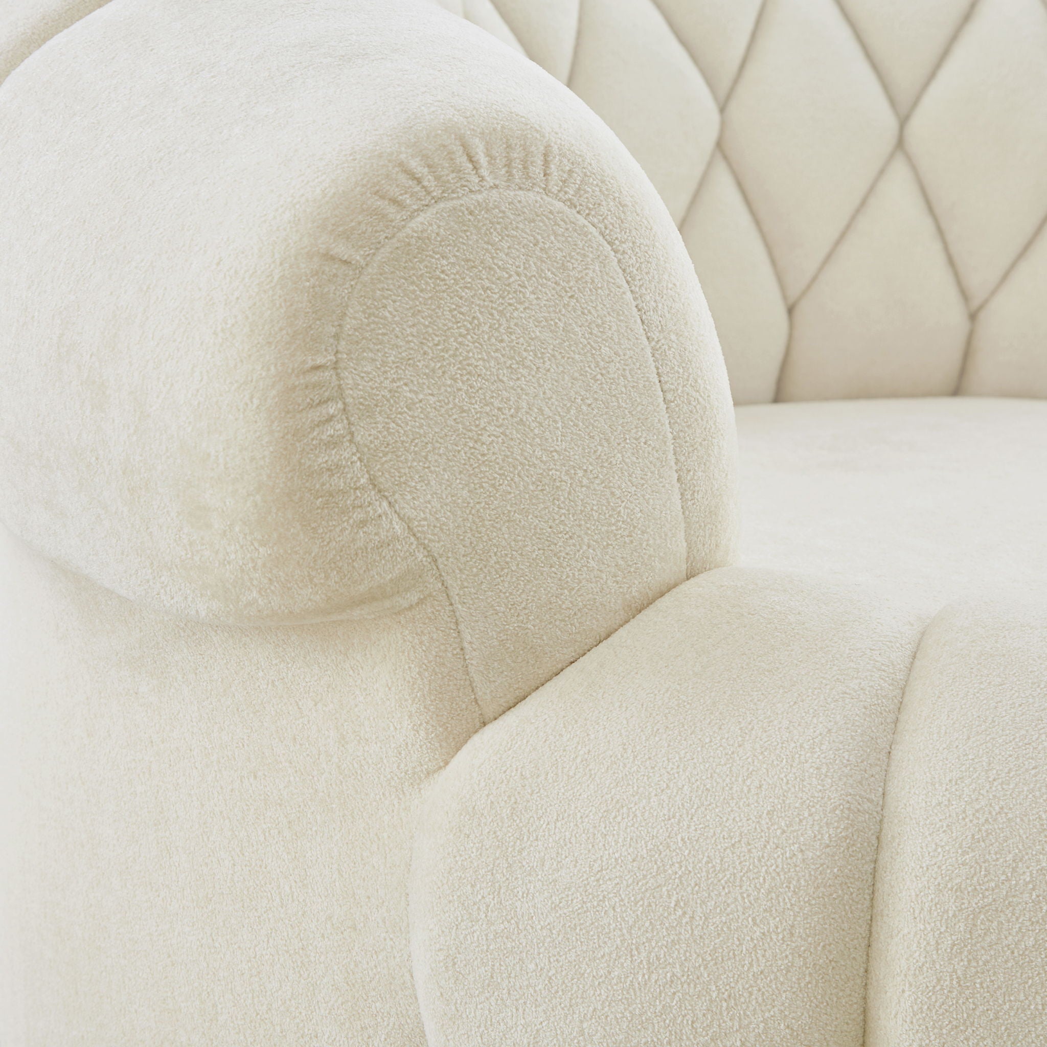 Round Swivel Accent Chair With Rotation