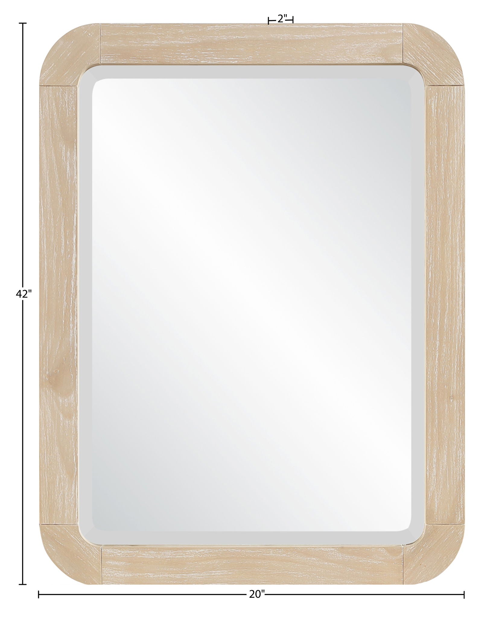 Tiberio - Solid Wood Mirror