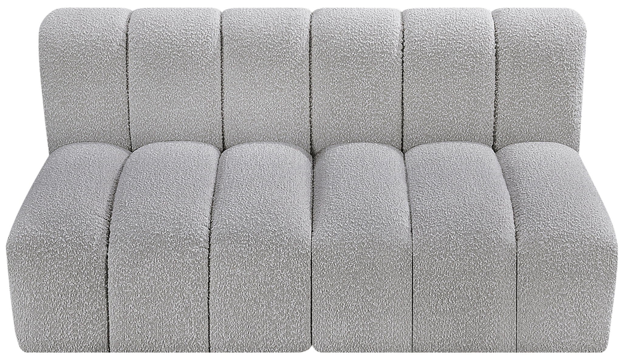 Arc - Boucle Fabric 2 Seats Modular Sofa