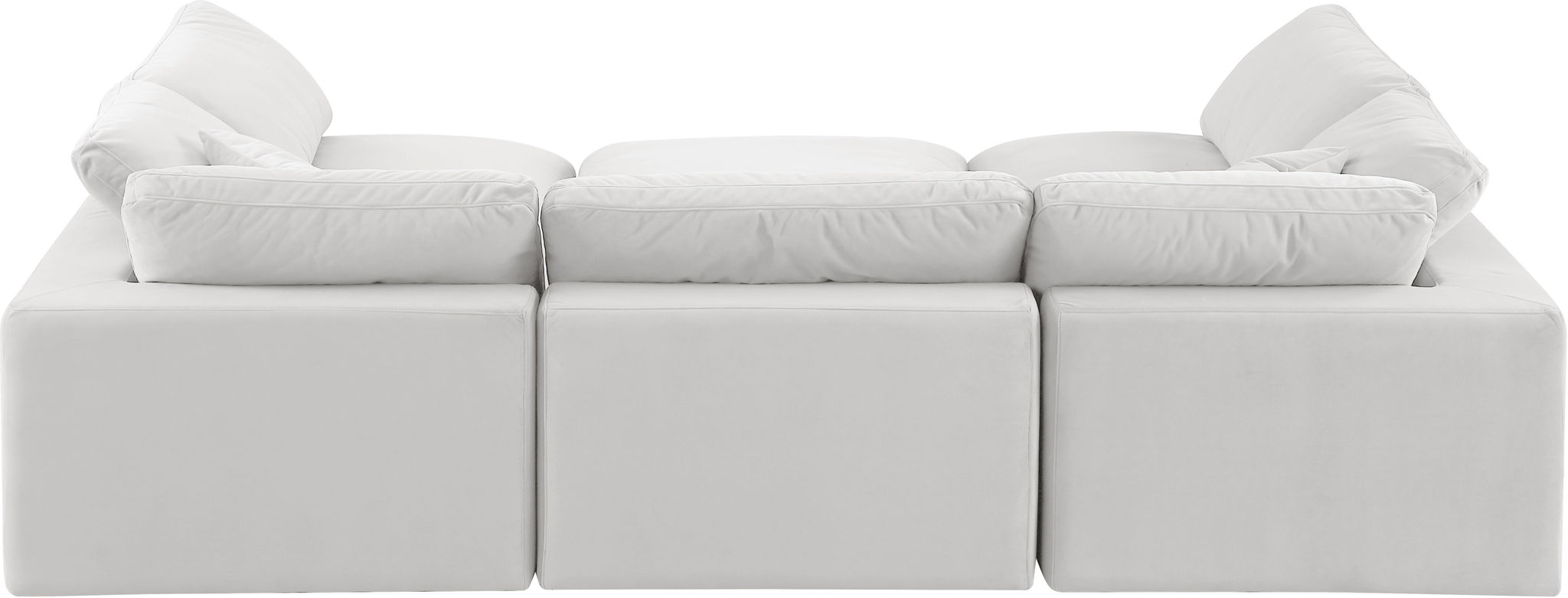 Comfy - 6 Piece Velvet Sectional