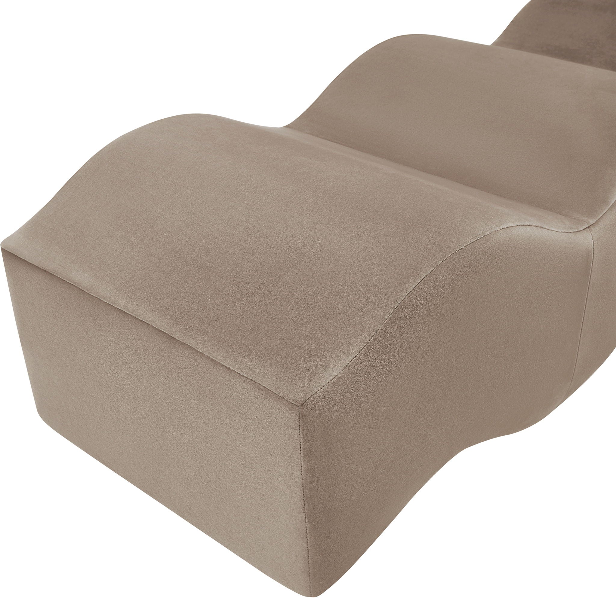 Wave - Velvet Bench