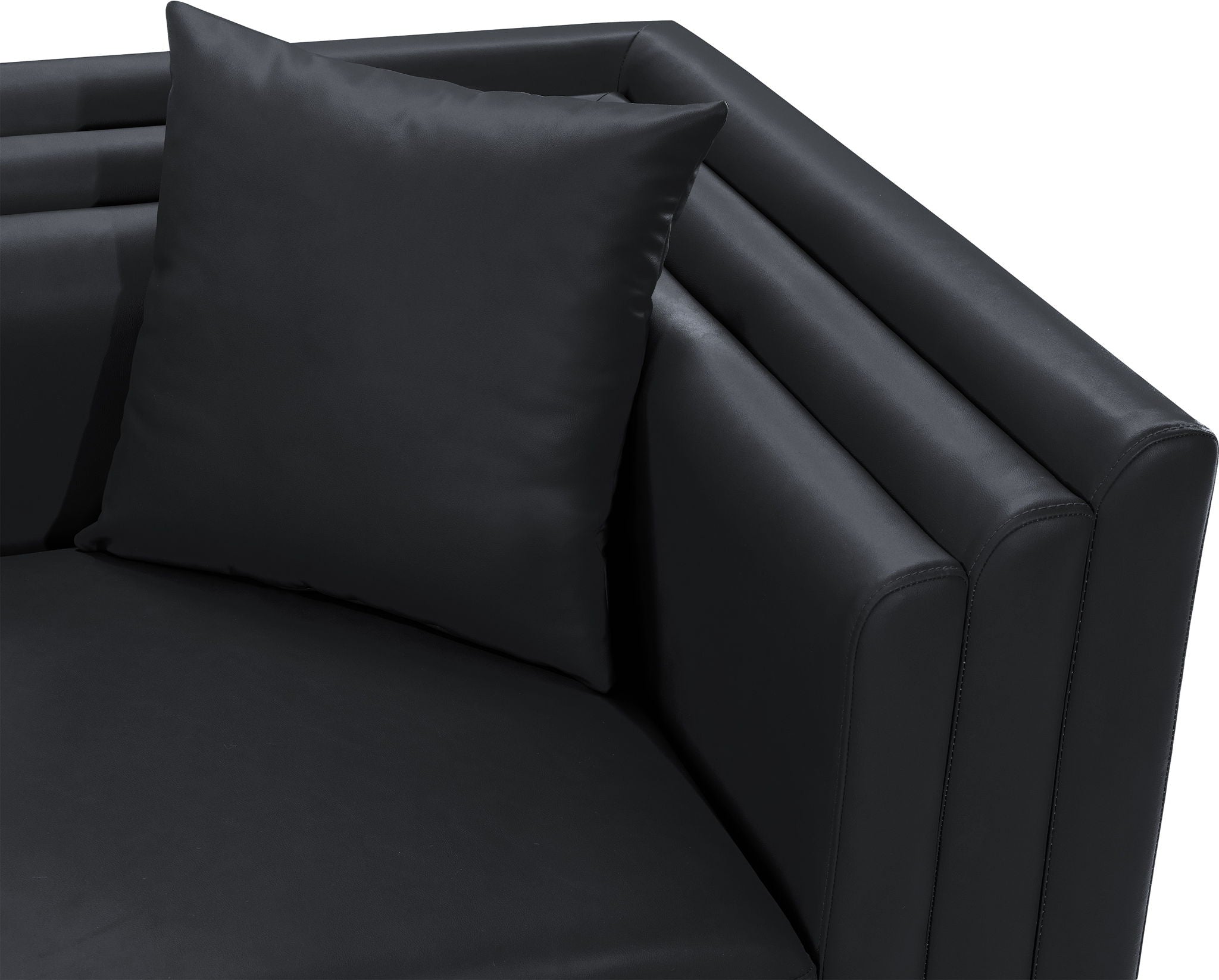 Everett - Vegan Leather Upholstered Loveseat