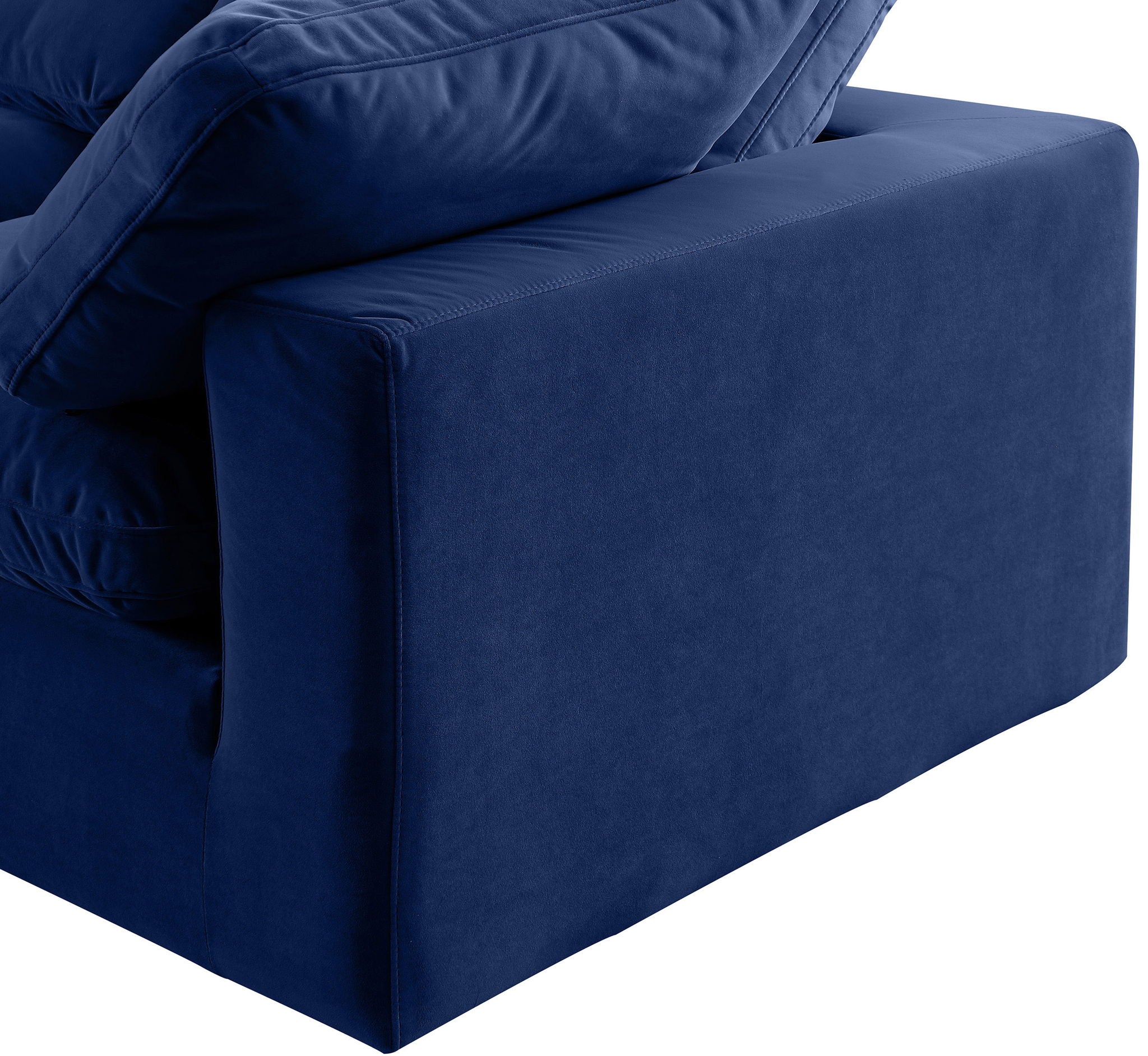 Comfy - 6 Piece Velvet Modular Corner Sectional