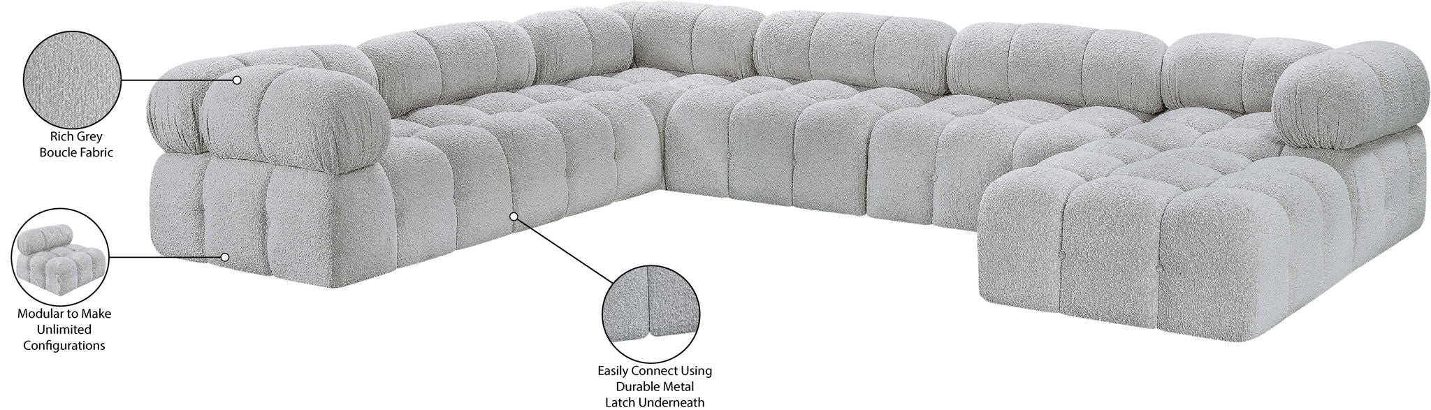 Ames - 7 Piece Modular Sectional