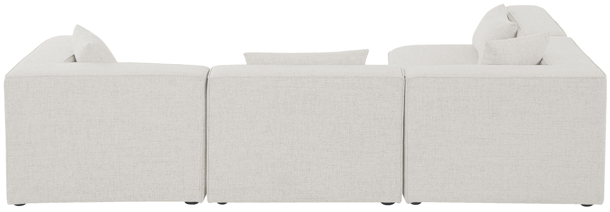 Cube - Linen 4 Piece Modular Corner Sectional