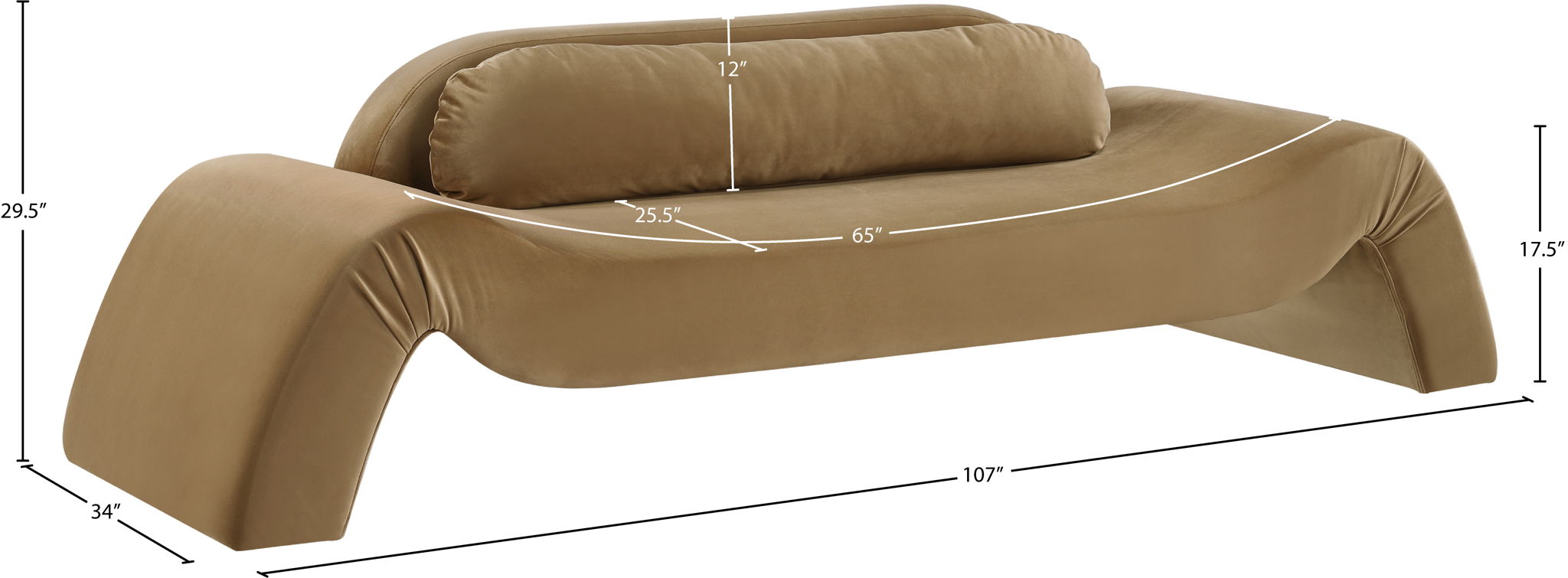 Austin - Velvet Sofa