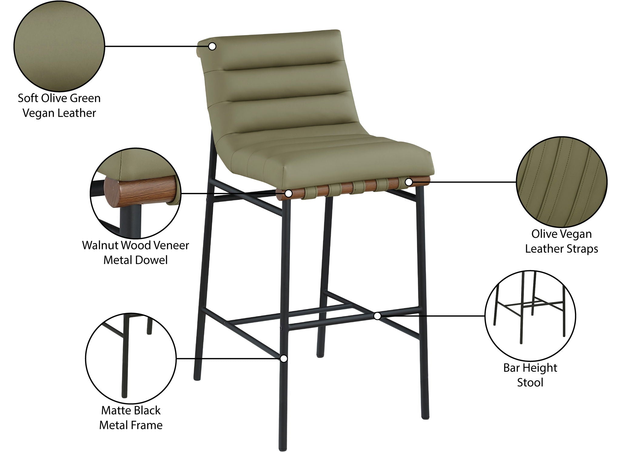 Burke - Bar Stool