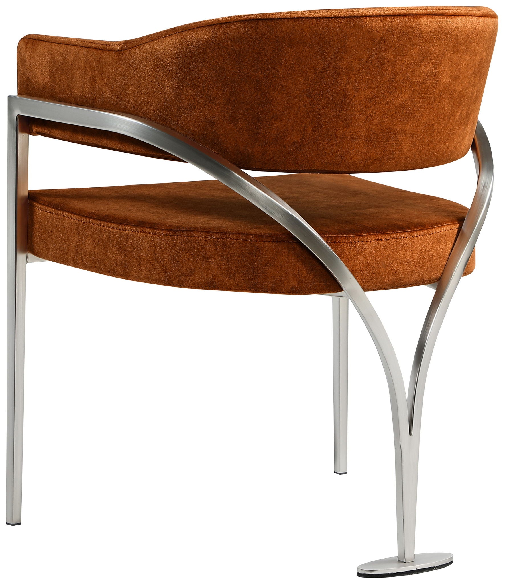 Madelyn - Dining Chair (Set of 2) - Brushed Chrome