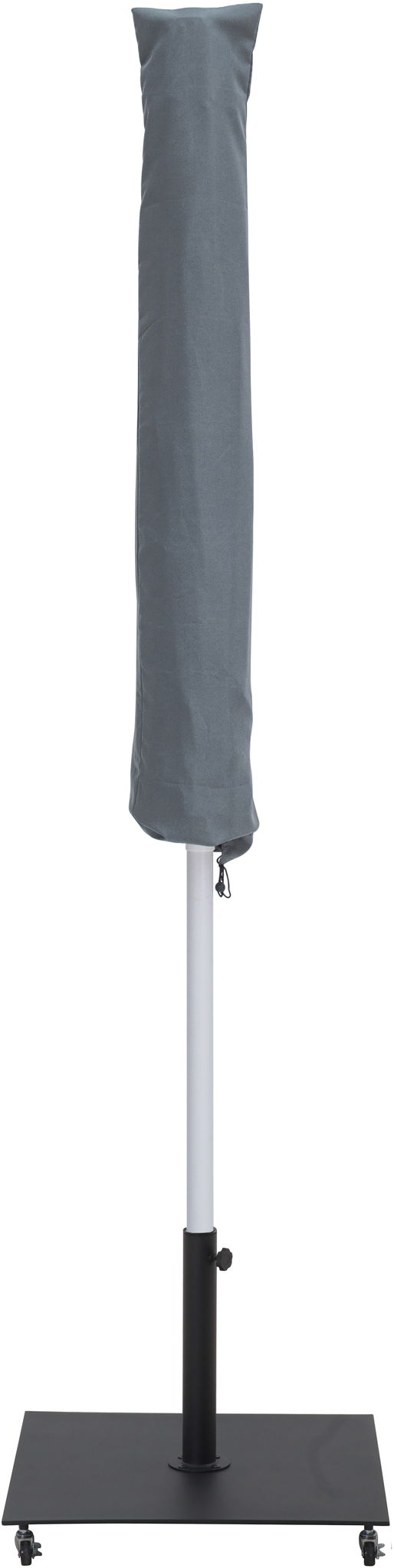 Amalfi - Aluminum Patio Umbrella - Black Base / White Pole