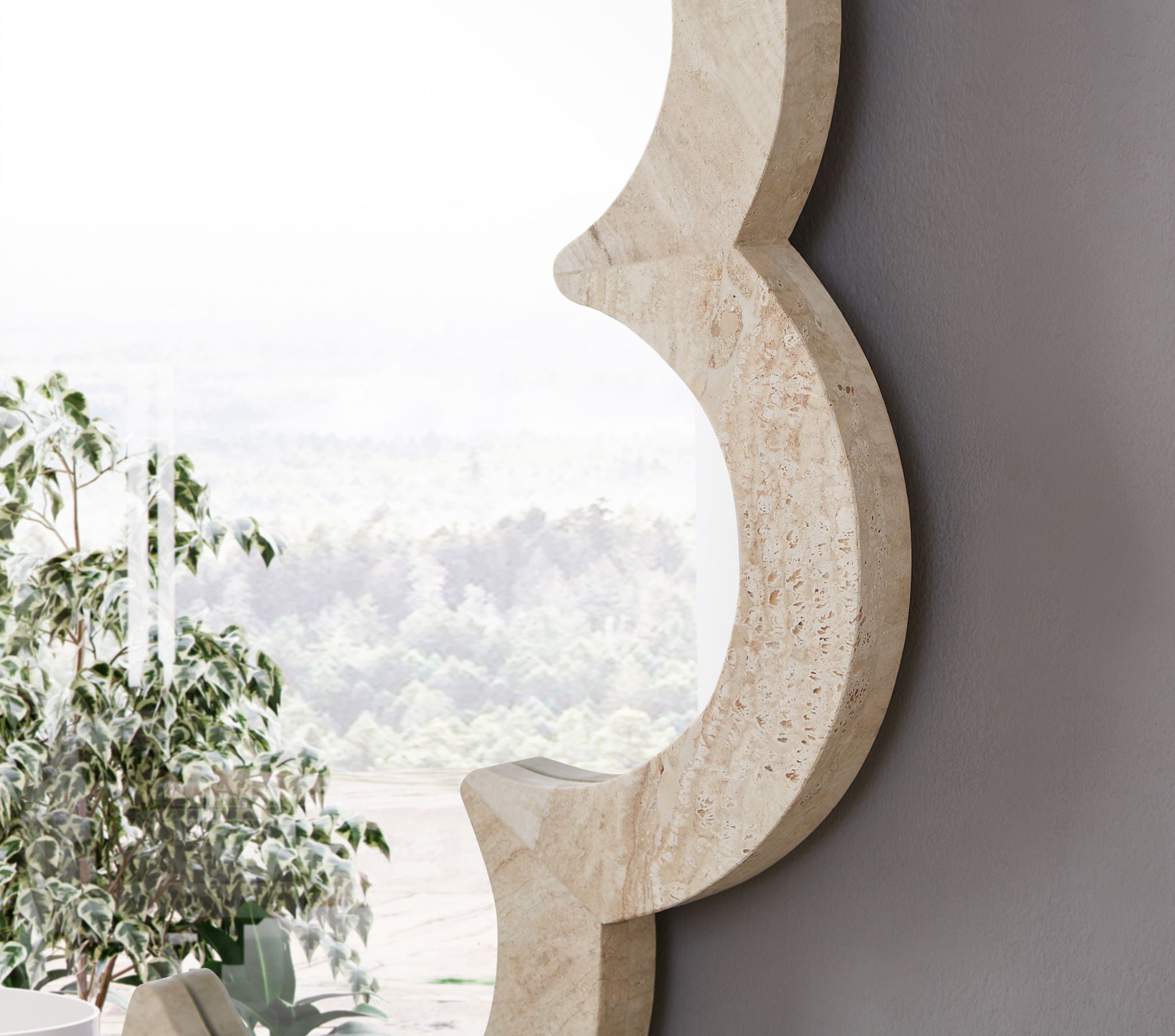 Vicenza - Genuine Marble Frame Mirror