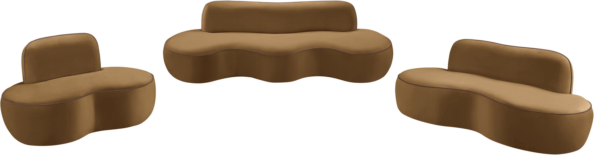 Swerve - Velvet 101" Upholstered Sofa
