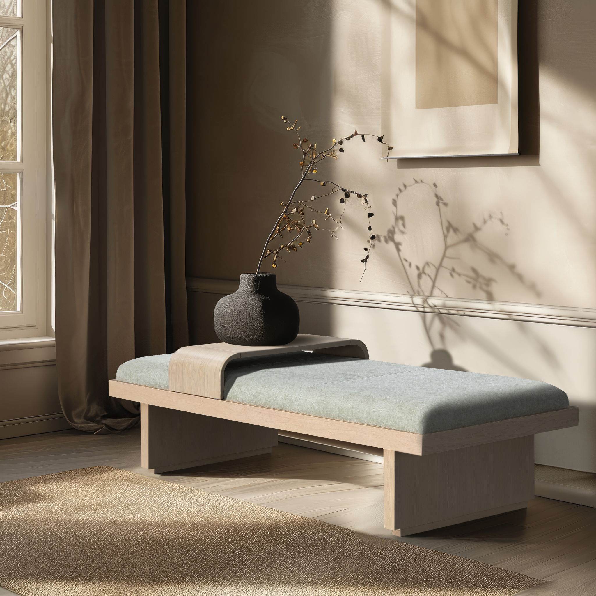 Arlington - Bench - Natural Base