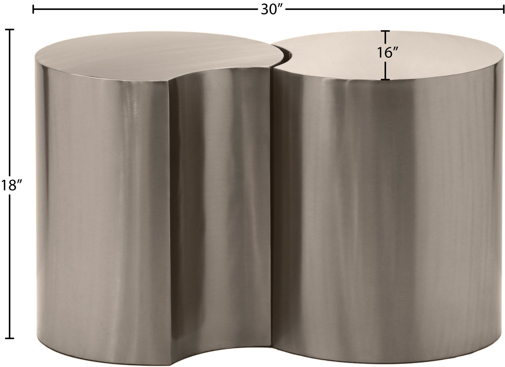 Dimple - 2 Piece Modular End Table