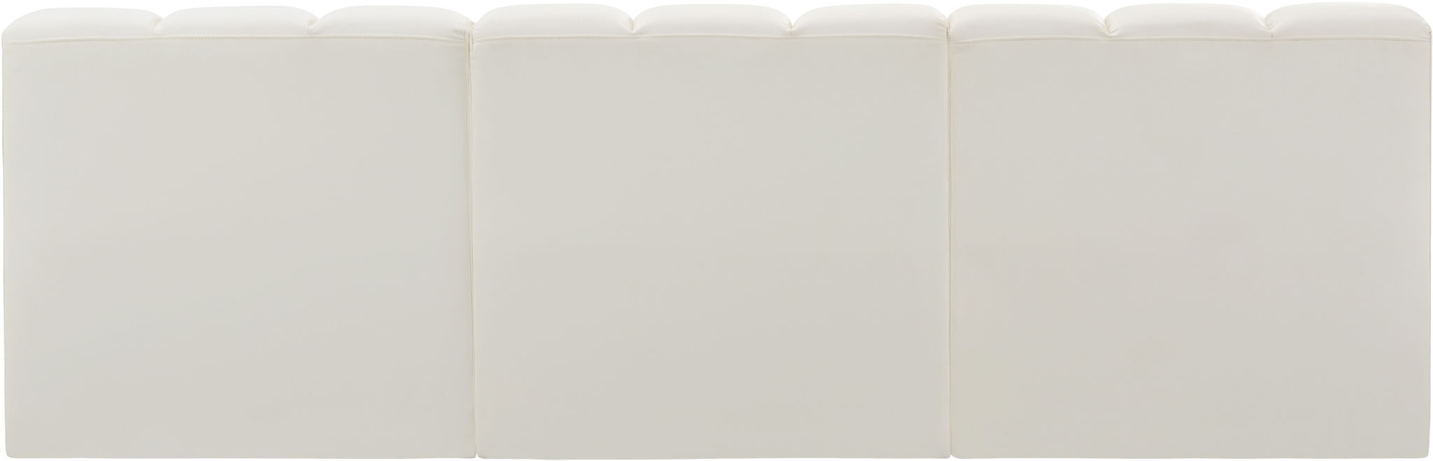 Arc - Faux Leather 3 Seats Modular Sofa