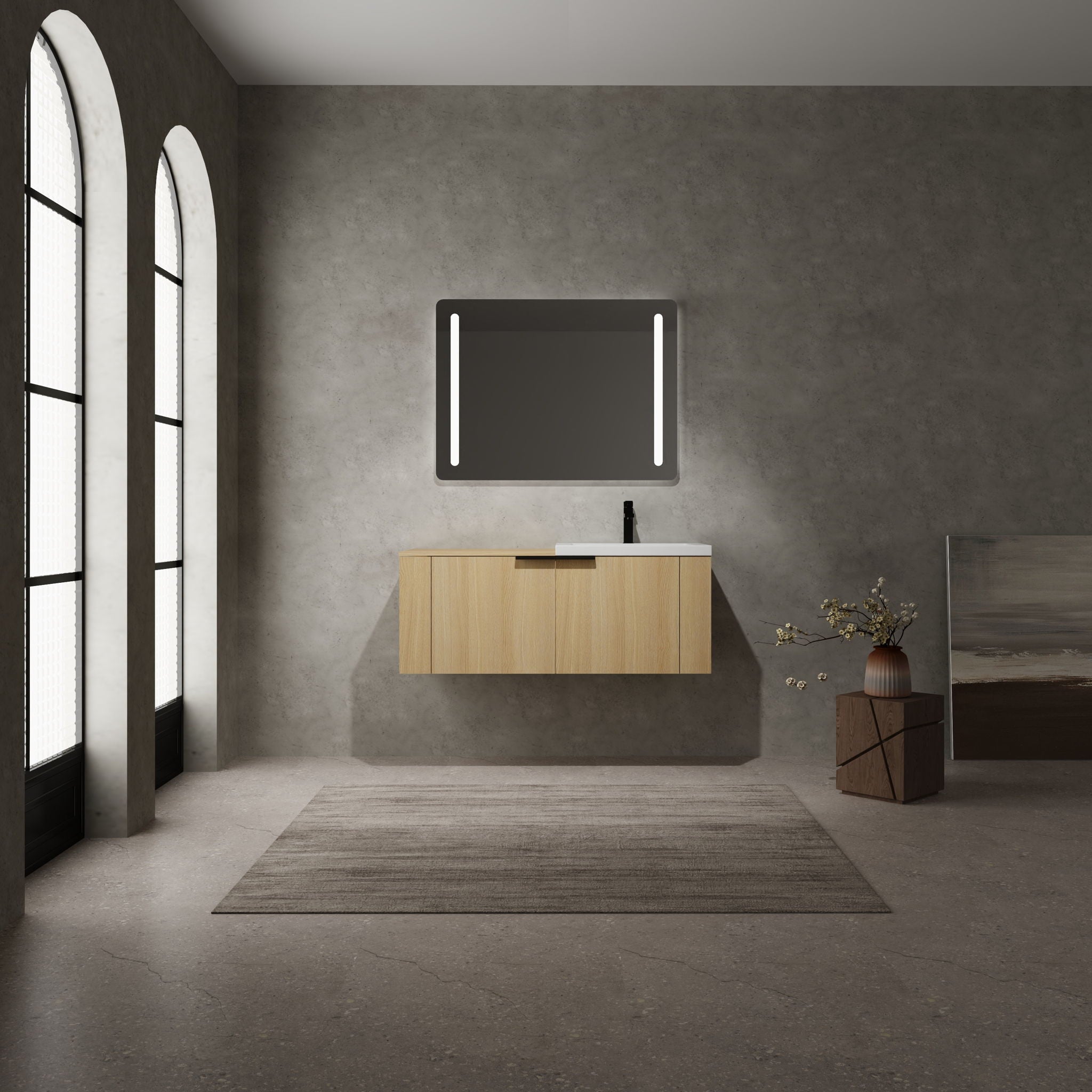 Modern Bathroom Vanity Sink Combo With Spacious Storage