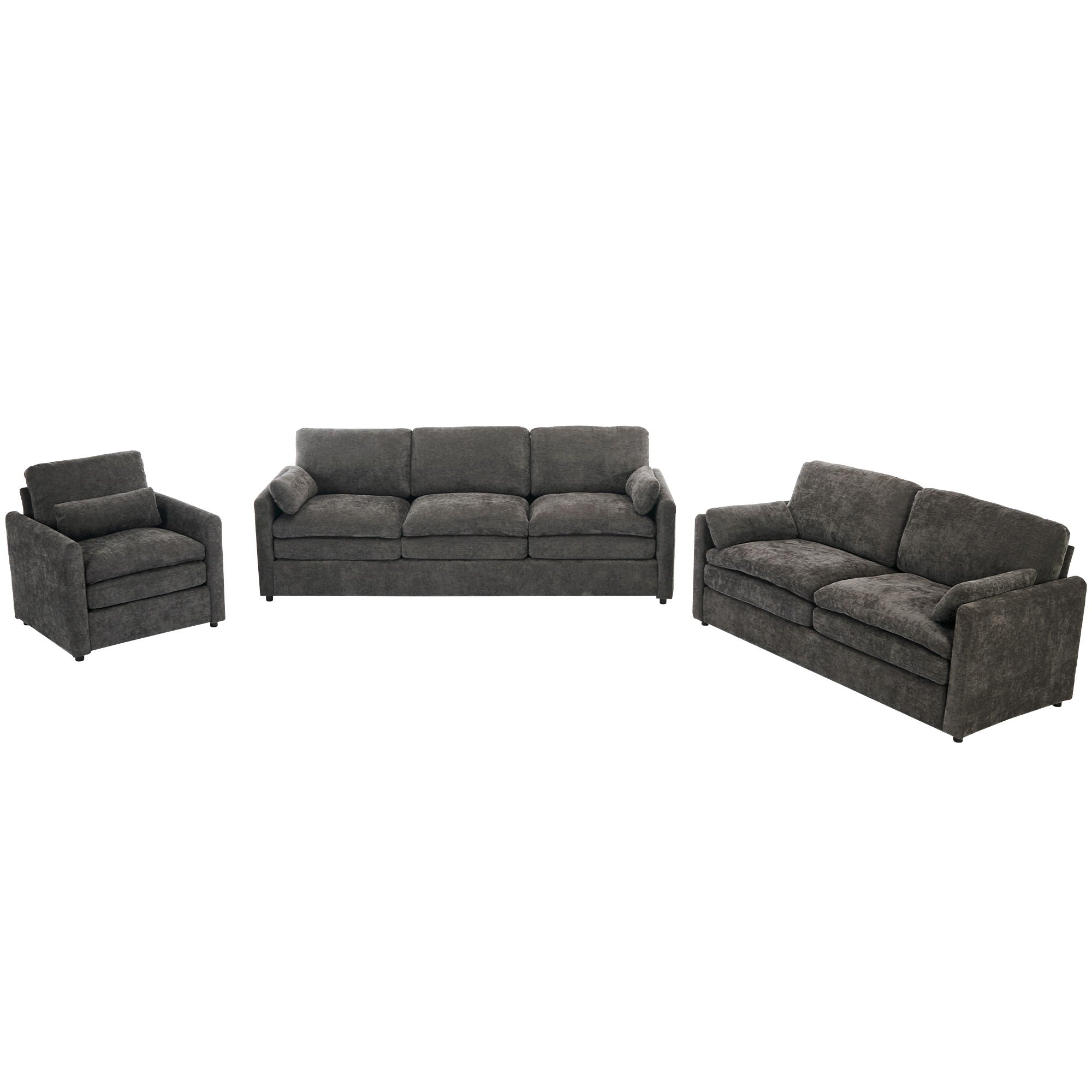 Cozy Sofa Set Oversized Comfy Cloud Sofa With Double Cushion