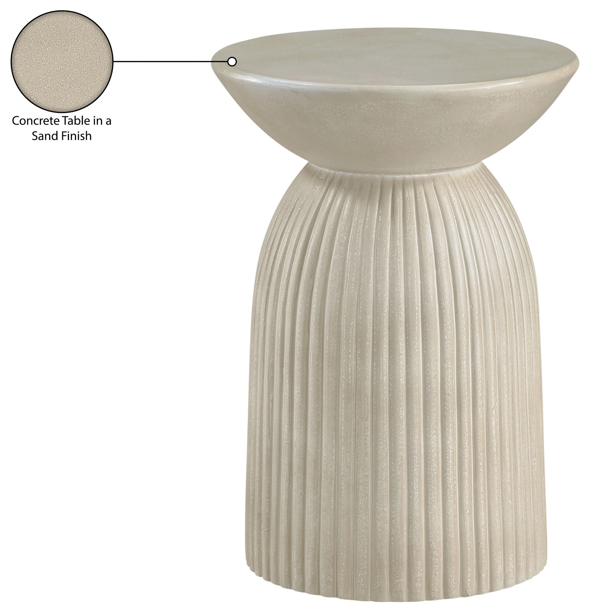 Opani - Concrete End Table