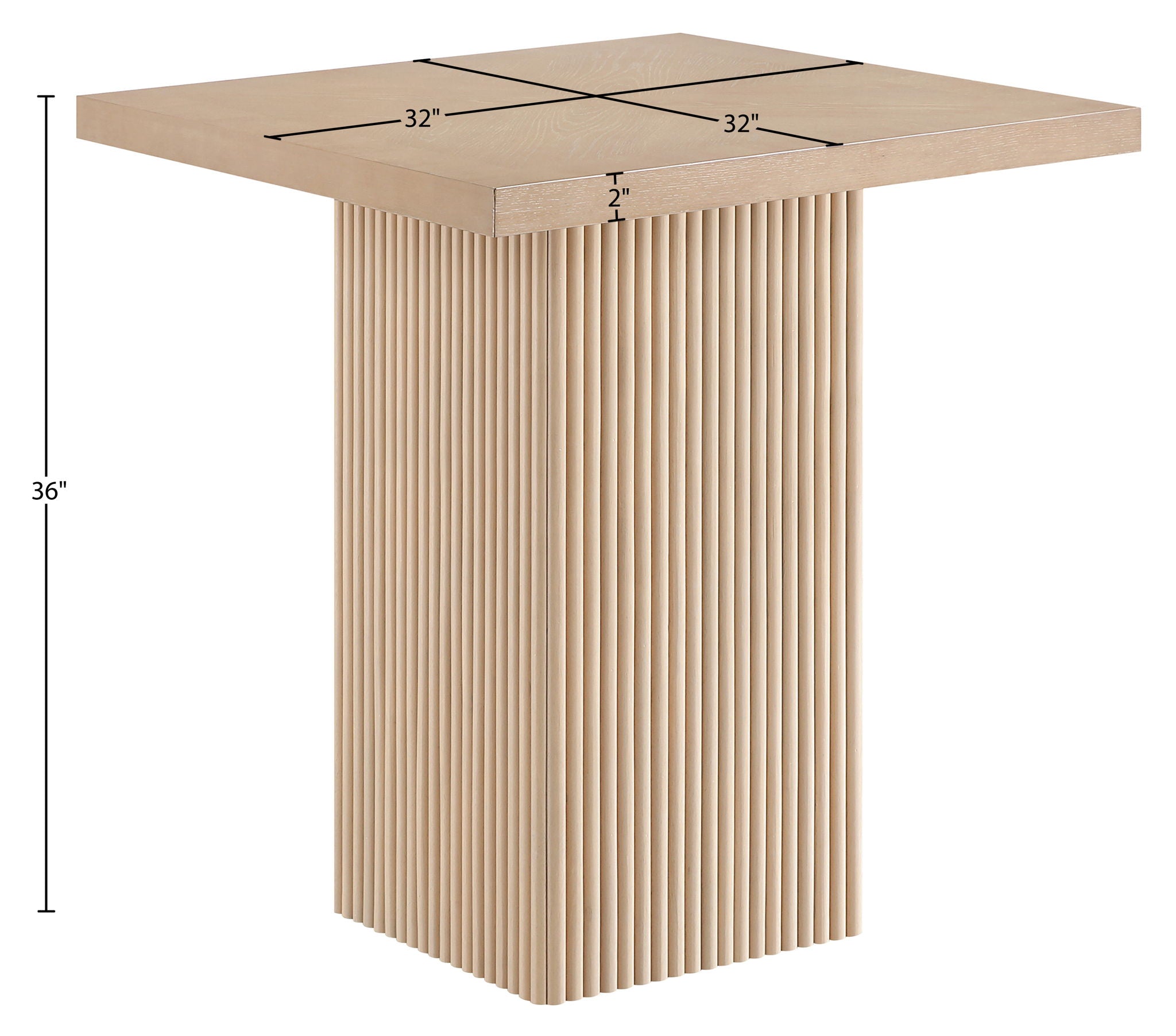 Belinda - Oak Veneer And Solid Wood Table