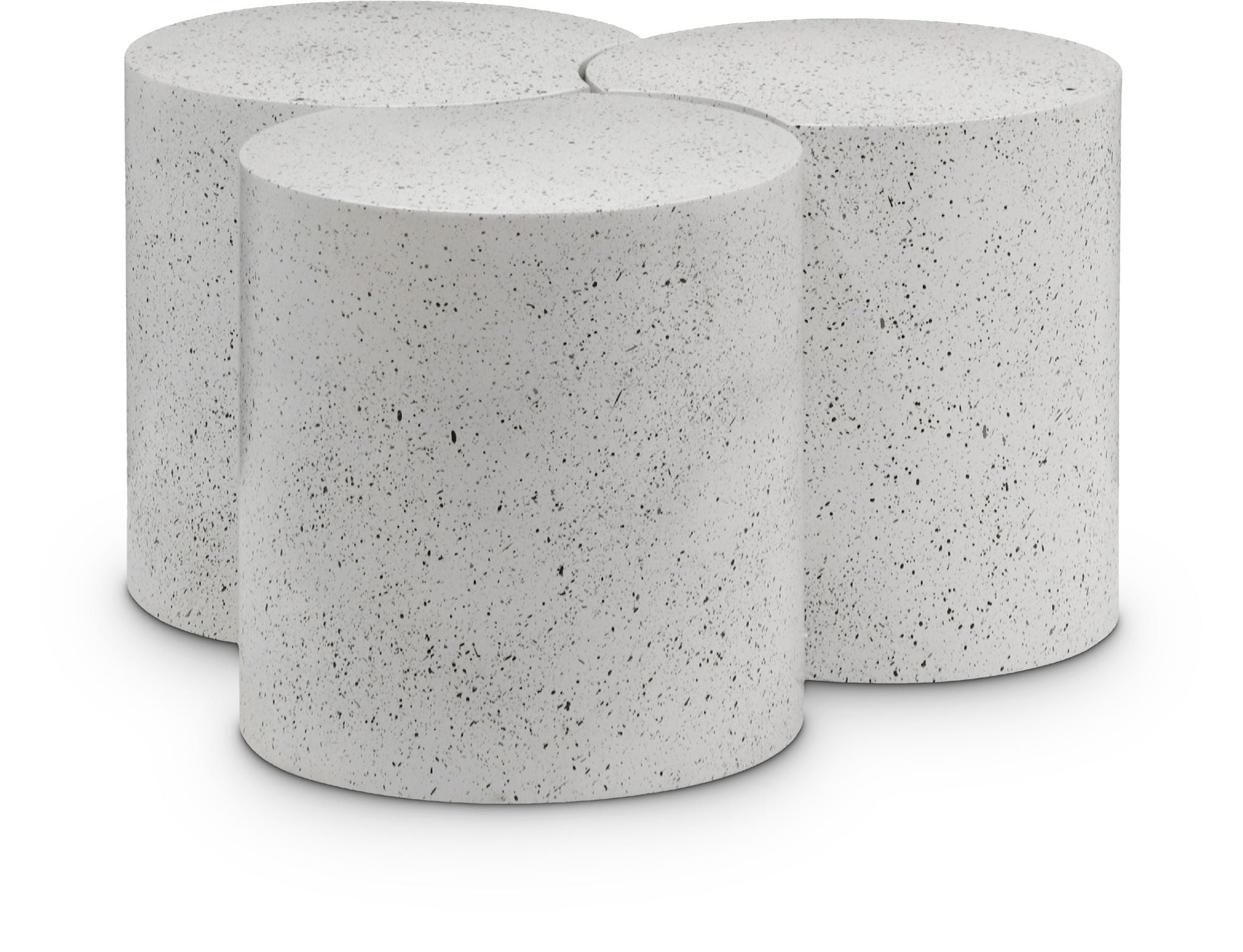 Dimple - 3 Piece Modular Coffee Table - Terazzo Finish