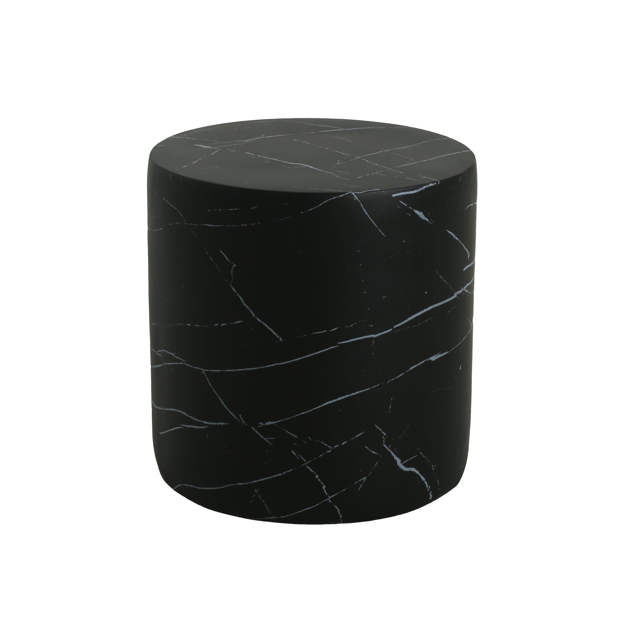 Cylindrical Design, Outdoor Lightweight Concrete Side Table