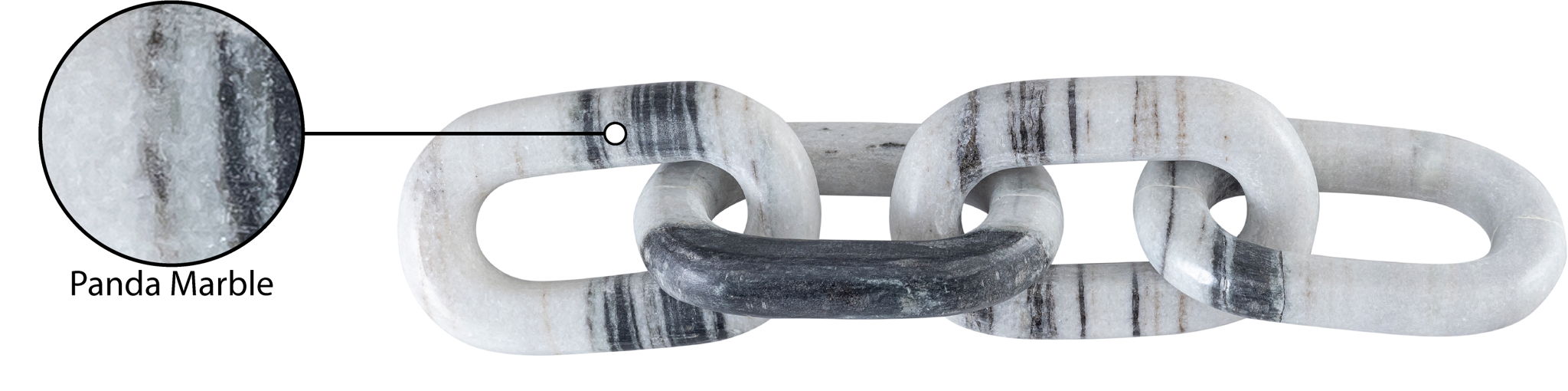 Lynx - Marble Decorative Chain Links