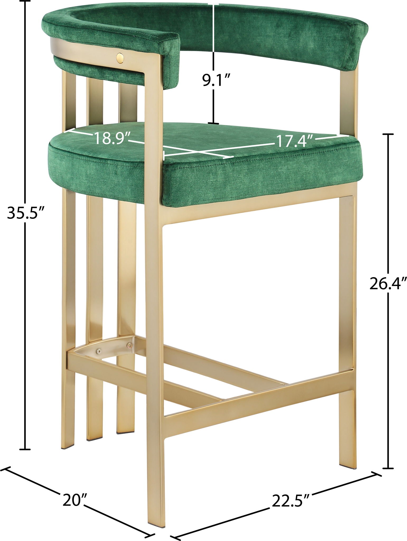 Marcello - Counter Stool