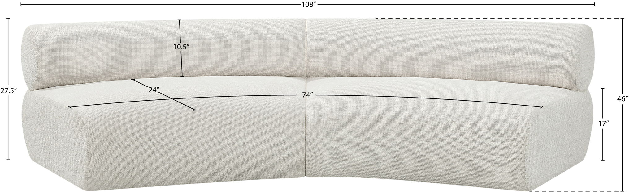 Bale - 2 Piece Modular Sofa