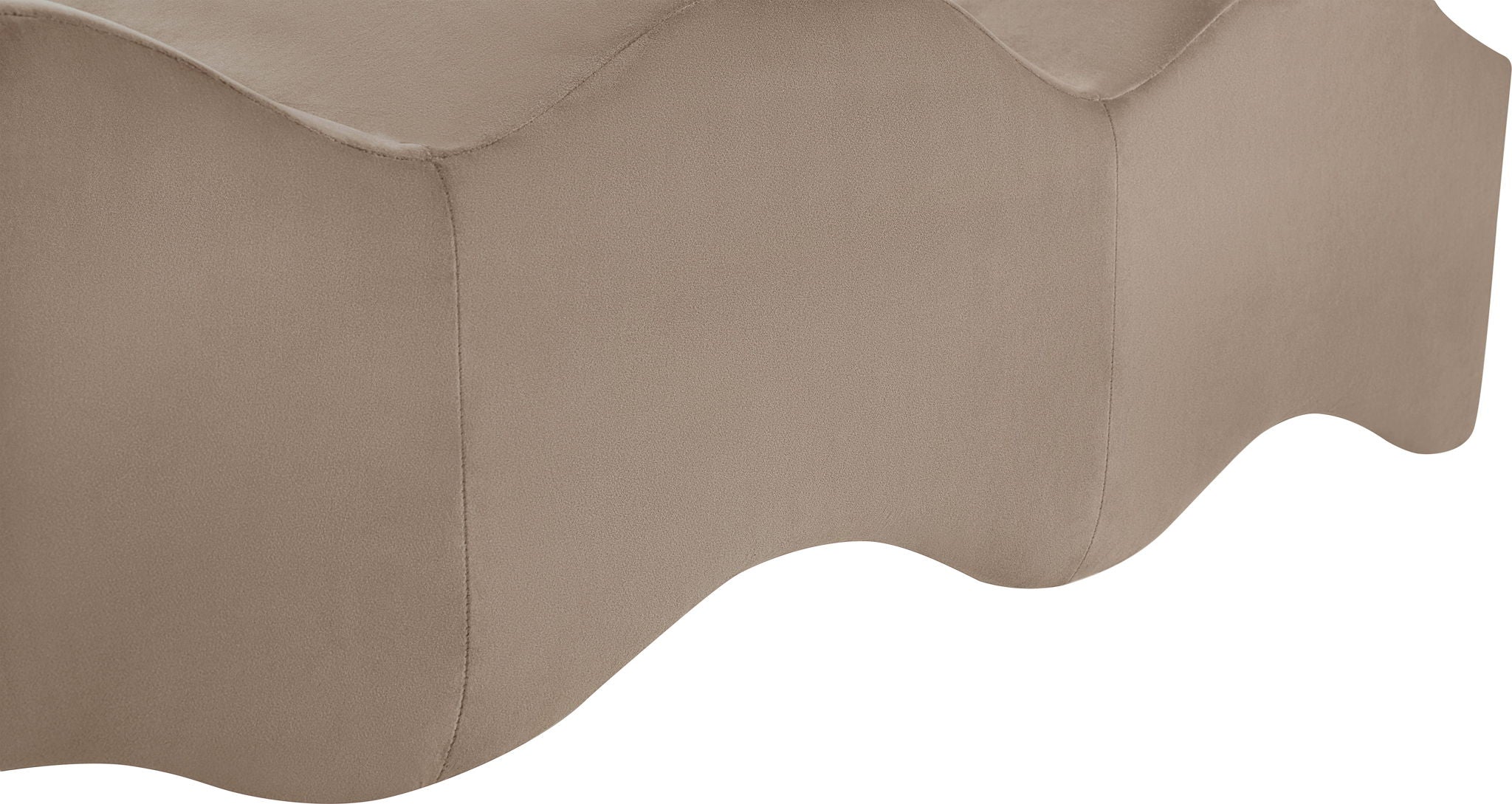 Wave - Velvet Bench